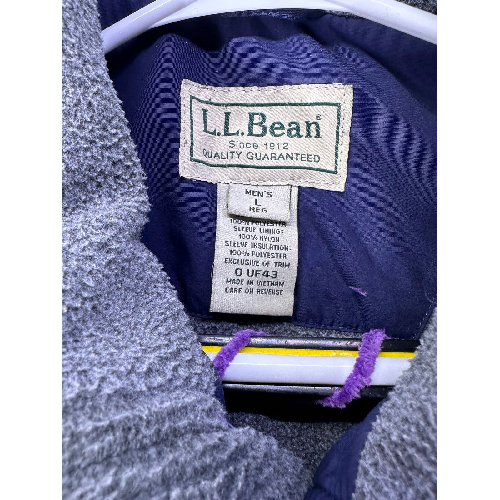 L.L. Bean Vintage L.L. Bean Reversible Fleece BomberJacket Size L Size US L / EU 52-54 / 3 - 6 Thumbnail