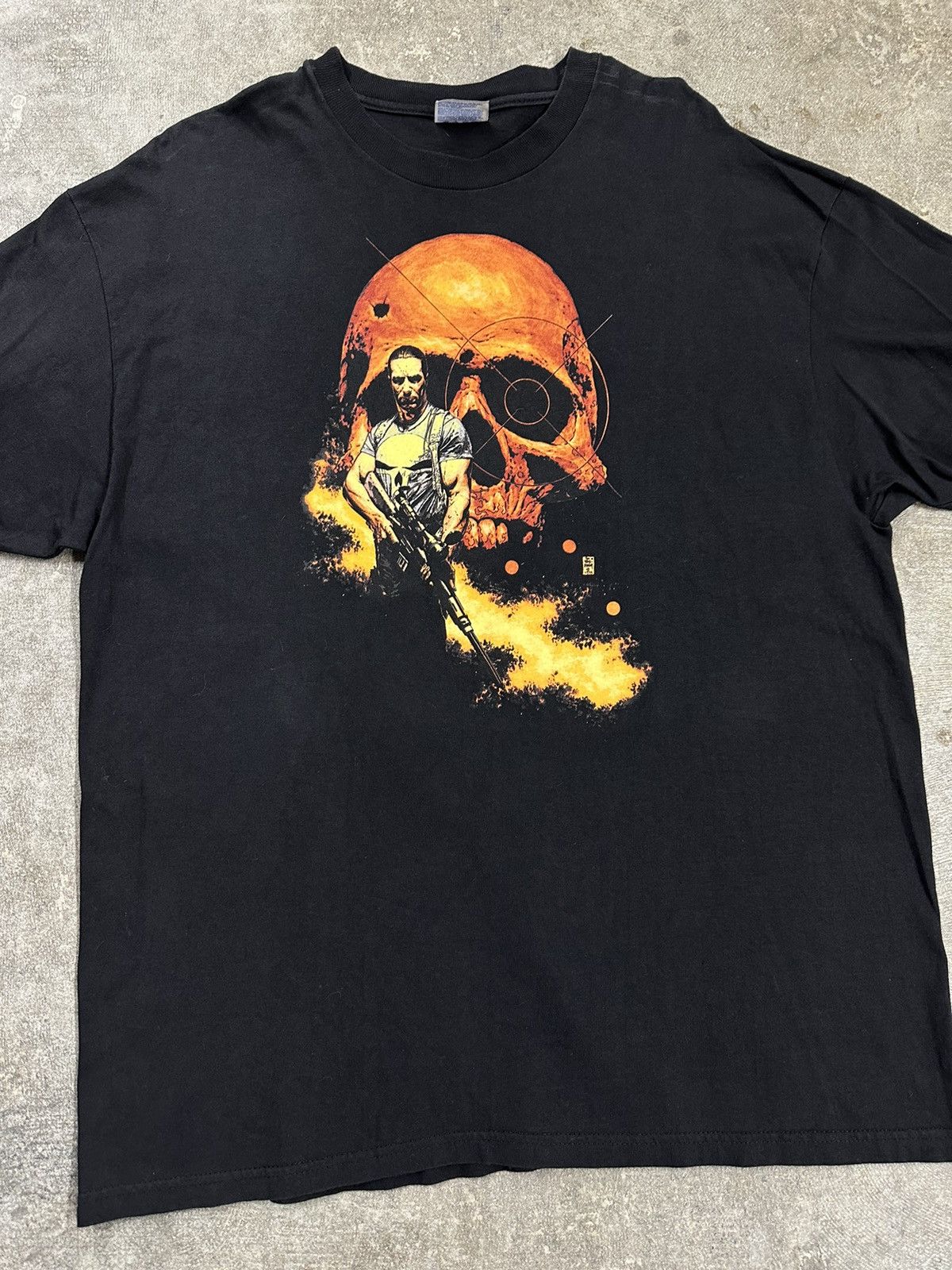 Marvel Comics Crazy Y2K Marvel Comics The Punisher Full Print T-Shirt Size US XL / EU 56 / 4 - 3 Thumbnail