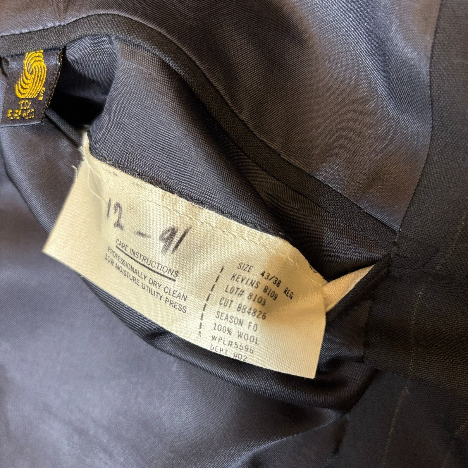 Brooks Brothers Brooks Brothers Suit Men's 43R Brown Wool Blazer & 38x28.5 D Size 44R - 9 Thumbnail