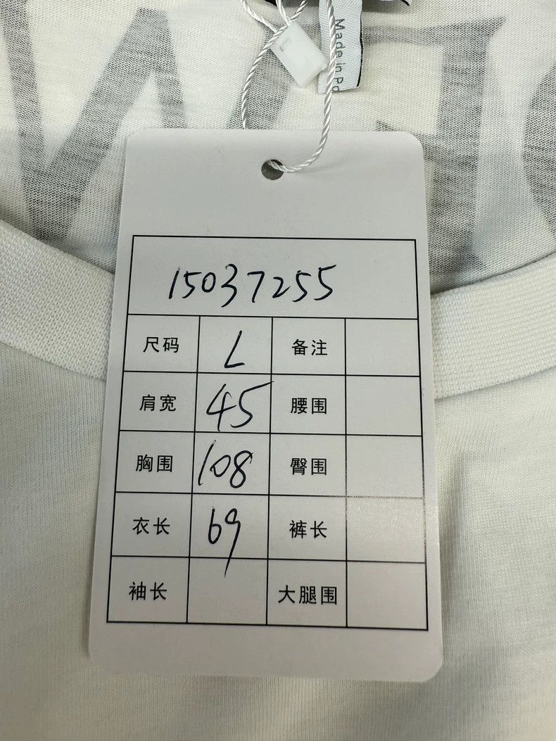 Loewe LOEWE Wide size pure cotton white T-shirt Size L / US 10 / IT 46 - 6 Thumbnail