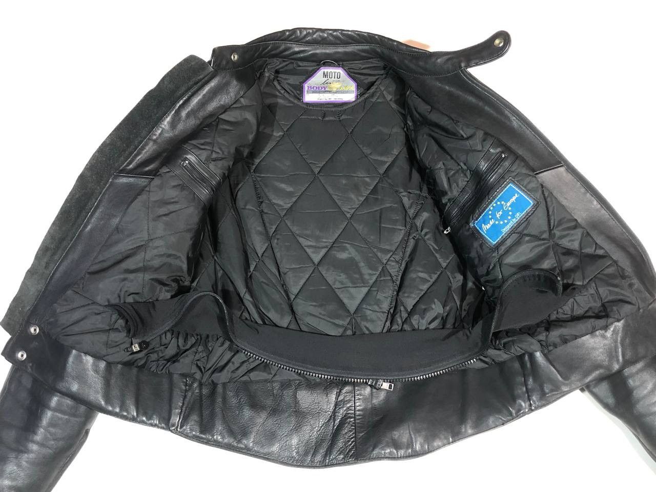 Japanese Brand Moto Line Galaxy Racing Moto Leather Jacket Vintage Size US L / EU 52-54 / 3 - 12 Thumbnail