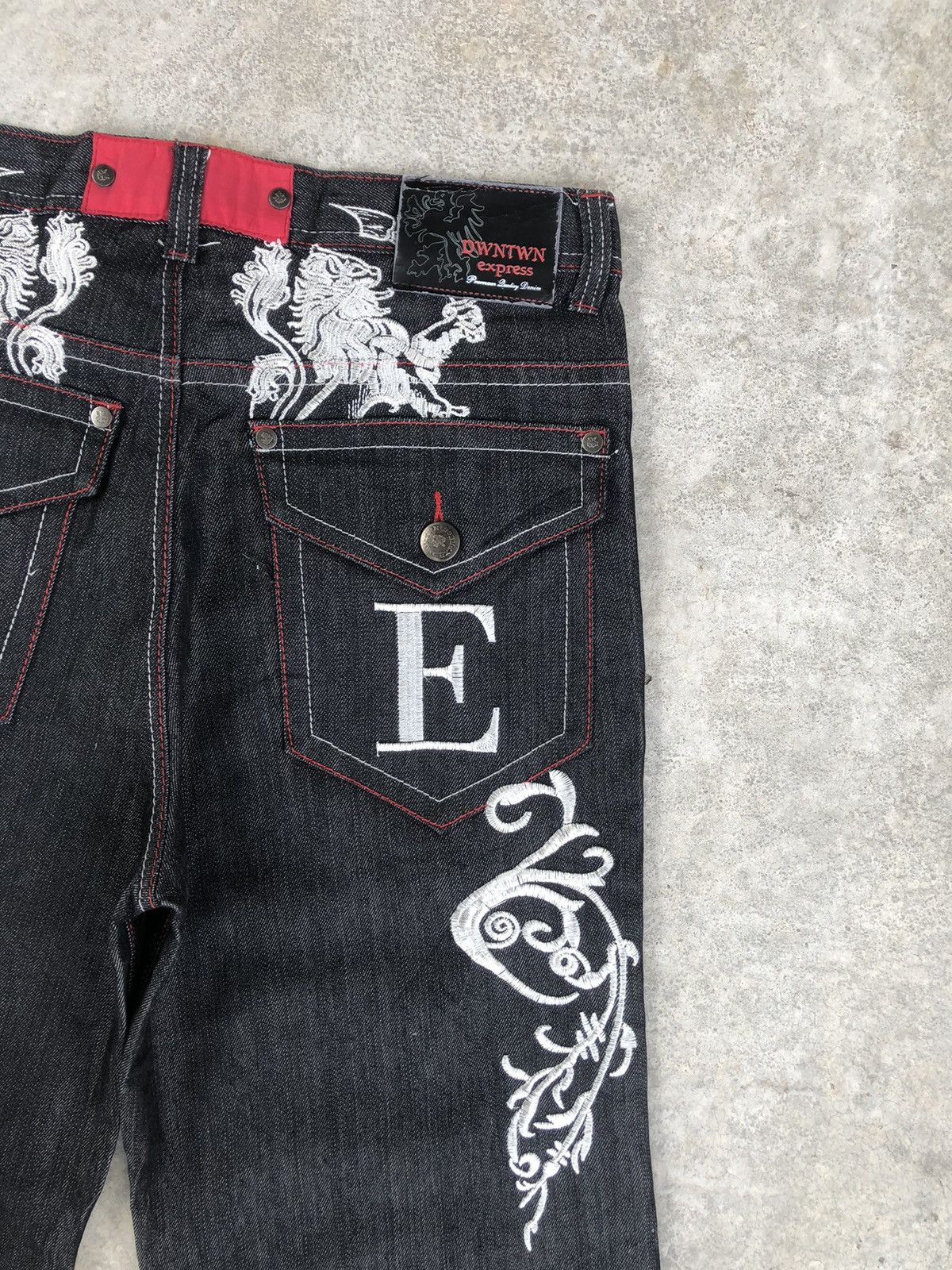 Dogtown Dogtown Embroidered Jeans Baggy Jeans Hip Hop Size US 34 / EU 50 - 10 Thumbnail