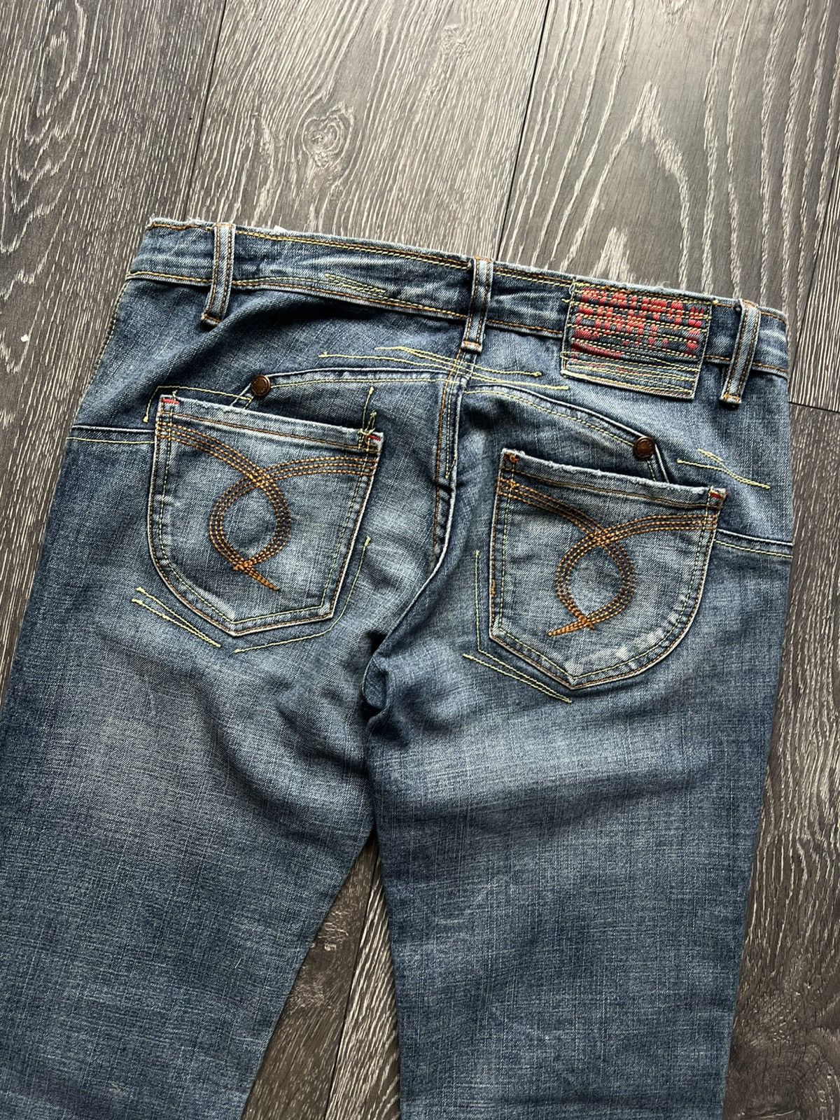 Marithe + Francois Girbaud Vintage Flare Jeans Size 30" / US 8 / IT 44 - 5 Thumbnail
