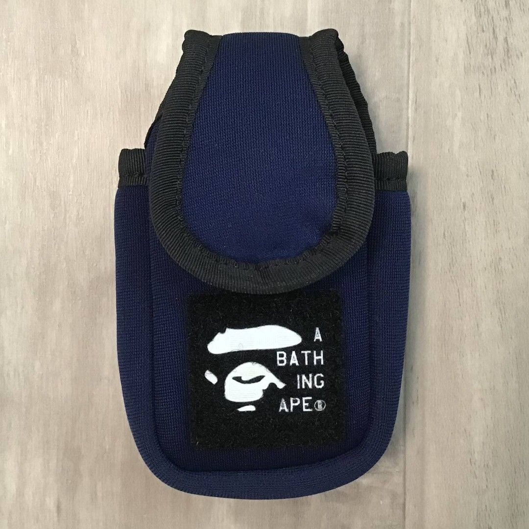 Bape 🔥Vintage🔥 BAPE belt pouch Navy a bathing ape NIGO Size ONE SIZE - 1 Thumbnail