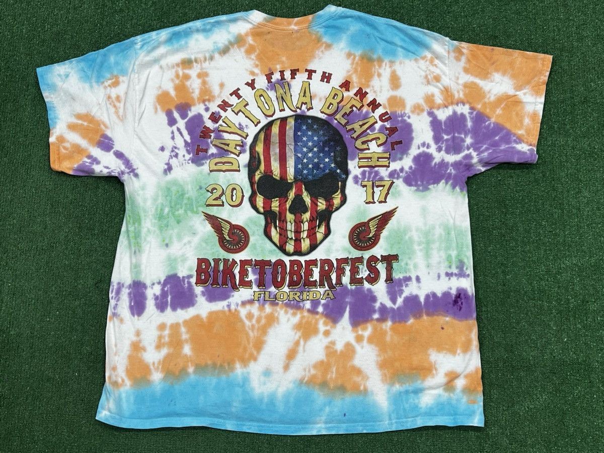 Other 25th Annual Daytona Beach 2017 Biketoberfest Tie Dye Tee Size US XXL / EU 58 / 5 - 1 Thumbnail
