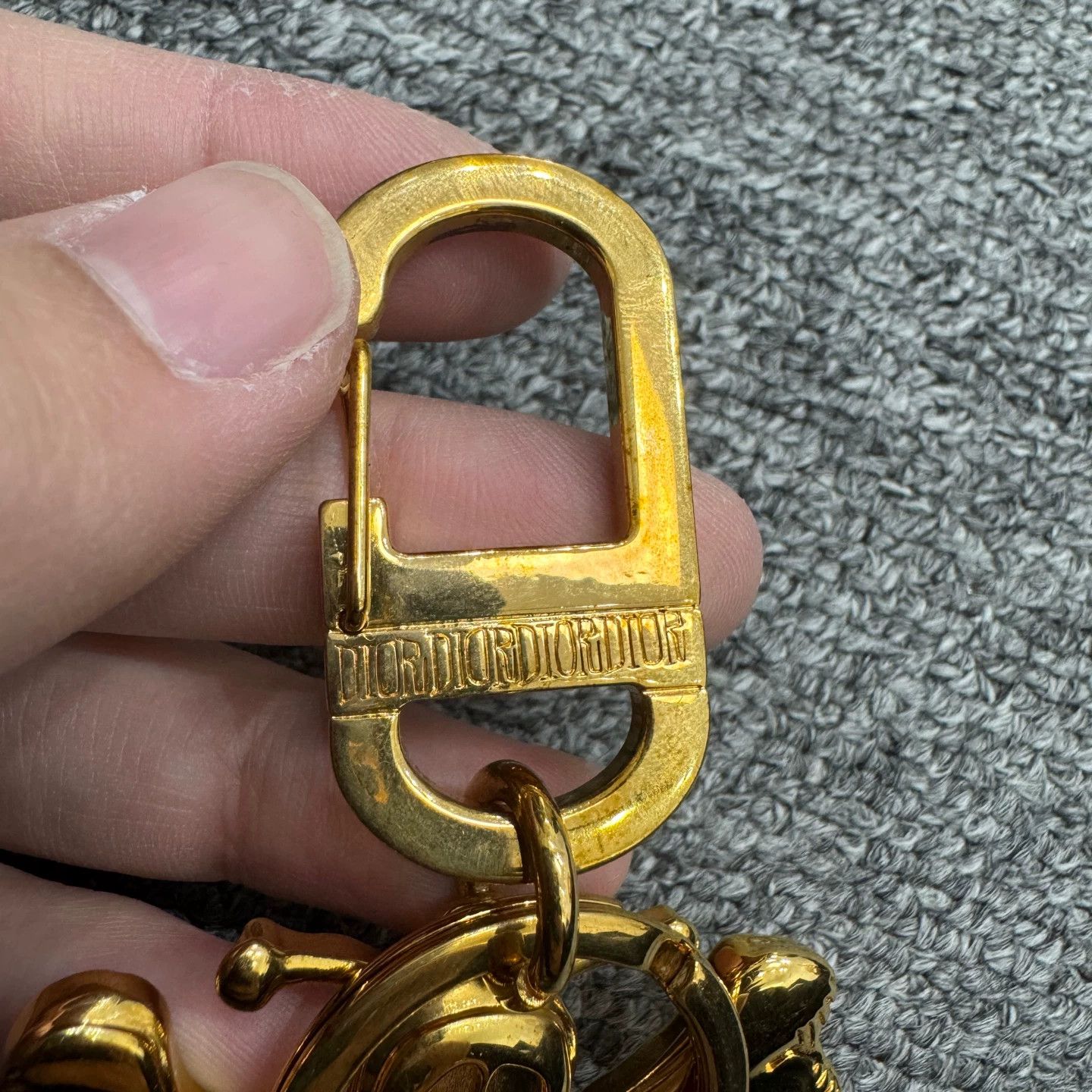 Dior Dior Skull & Bee Keychain 98 New Size ONE SIZE - 3 Thumbnail