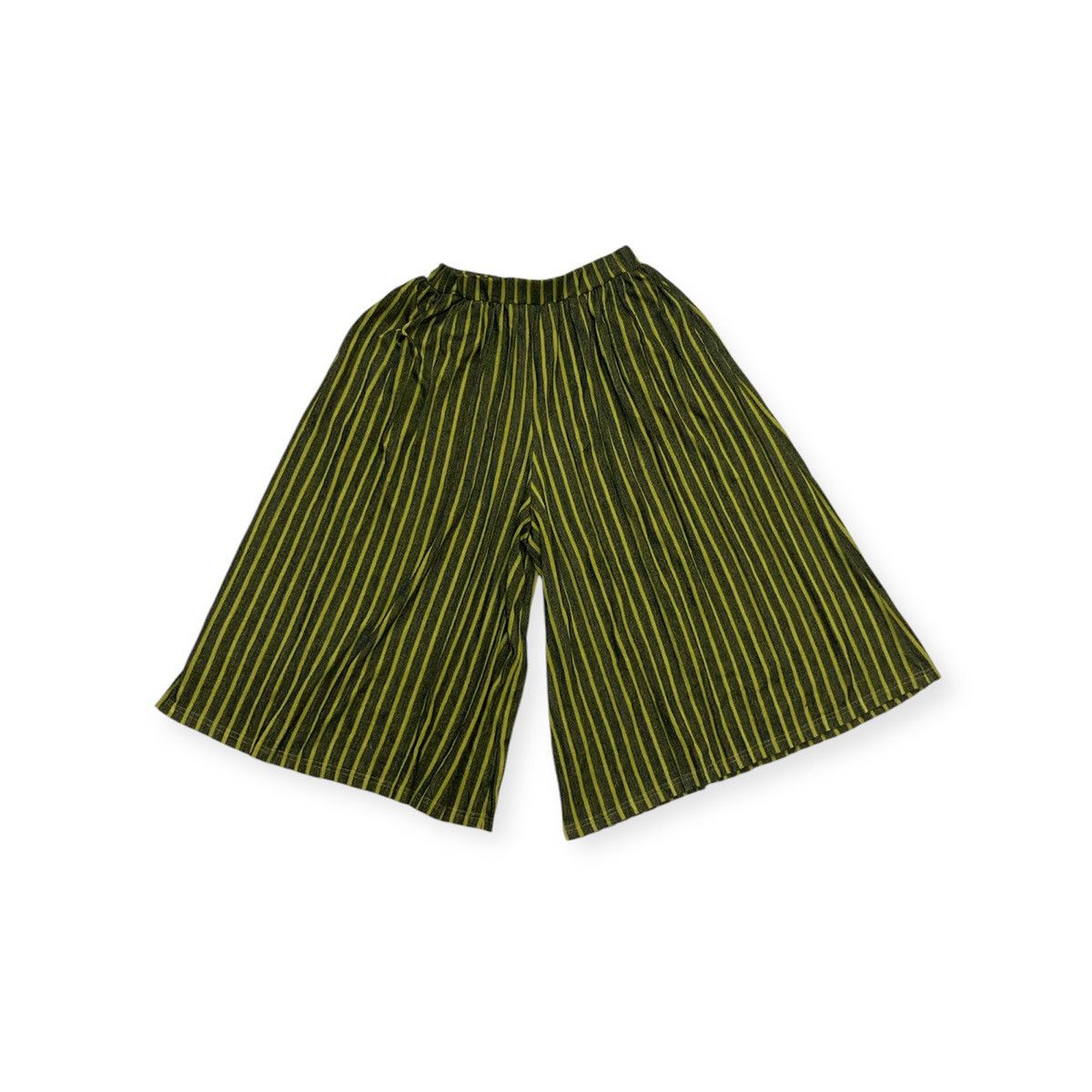 Issey Miyake × Japanese Brand × Ne-Net Issey Miyake Ne-net wide pant palazzo striped Size 36" / US 14 / IT 50 - 1 Thumbnail