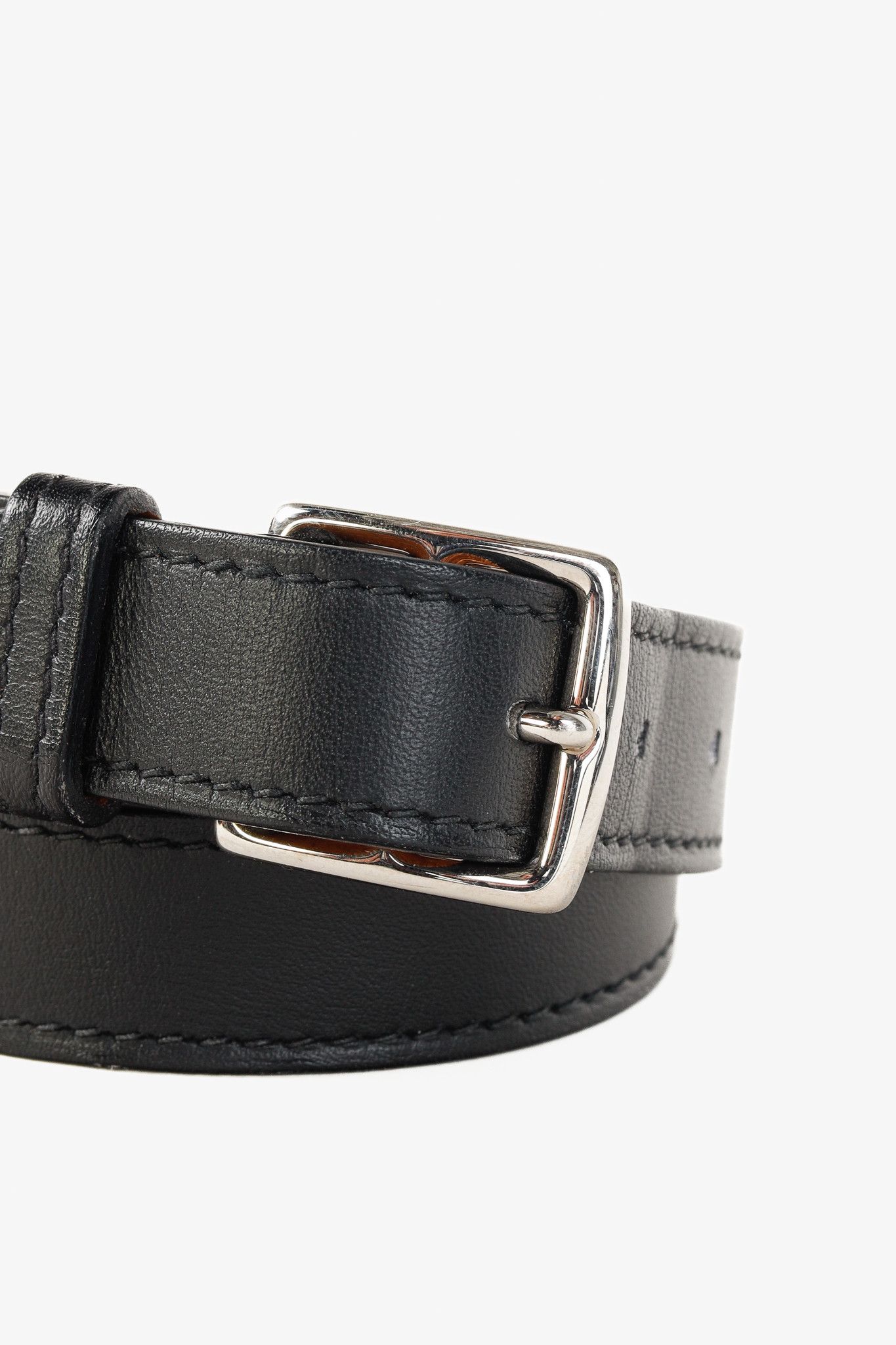 Hermes Hermes Etriviere Double Jour Wrap Leather Buckle Bracelet Size ONE SIZE - 3 Thumbnail