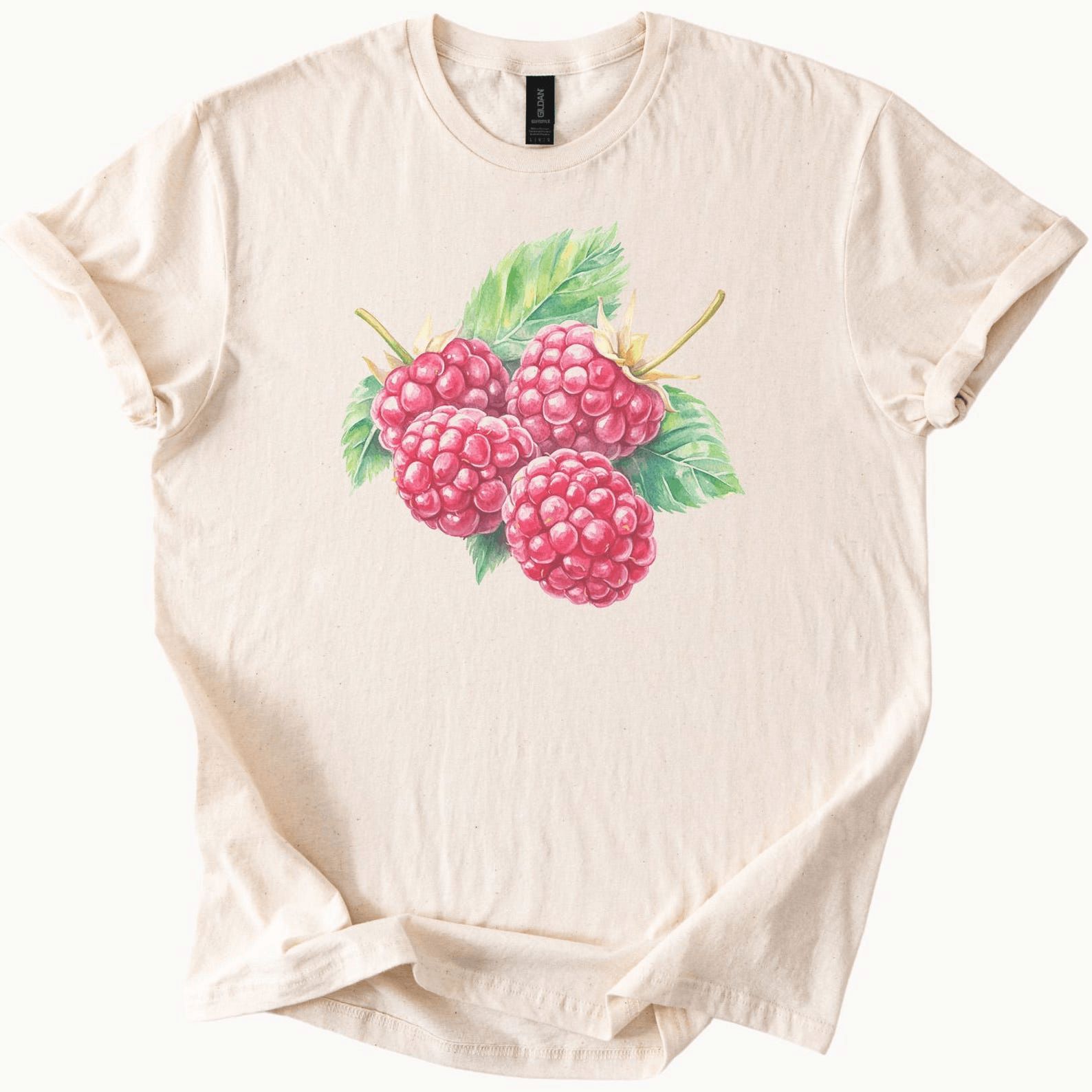 Other Raspberry Graphic Tee – Nature-Inspired Fruit Lover T-Shirt Size M / US 6-8 / IT 42-44 - 3 Thumbnail