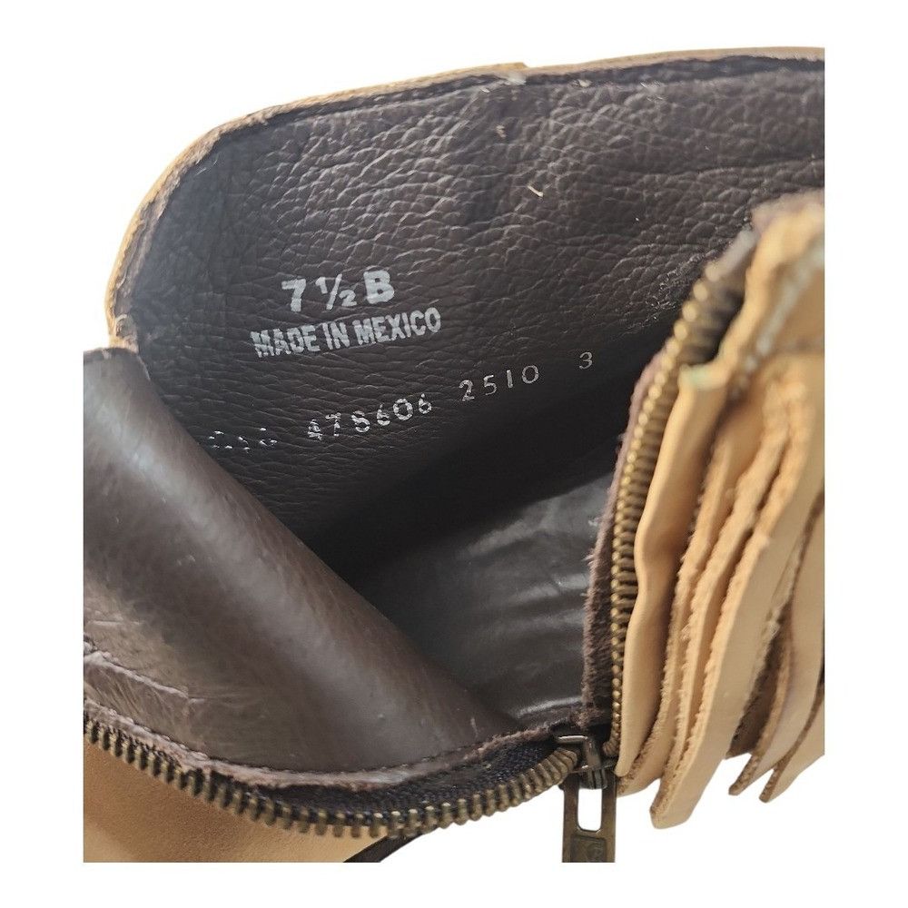 Old Gringo Old Gringo Women Genuine Leather Fringe Ankle Boots Sz 7.5 B Size US 7.5 / IT 37.5 - 7 Thumbnail