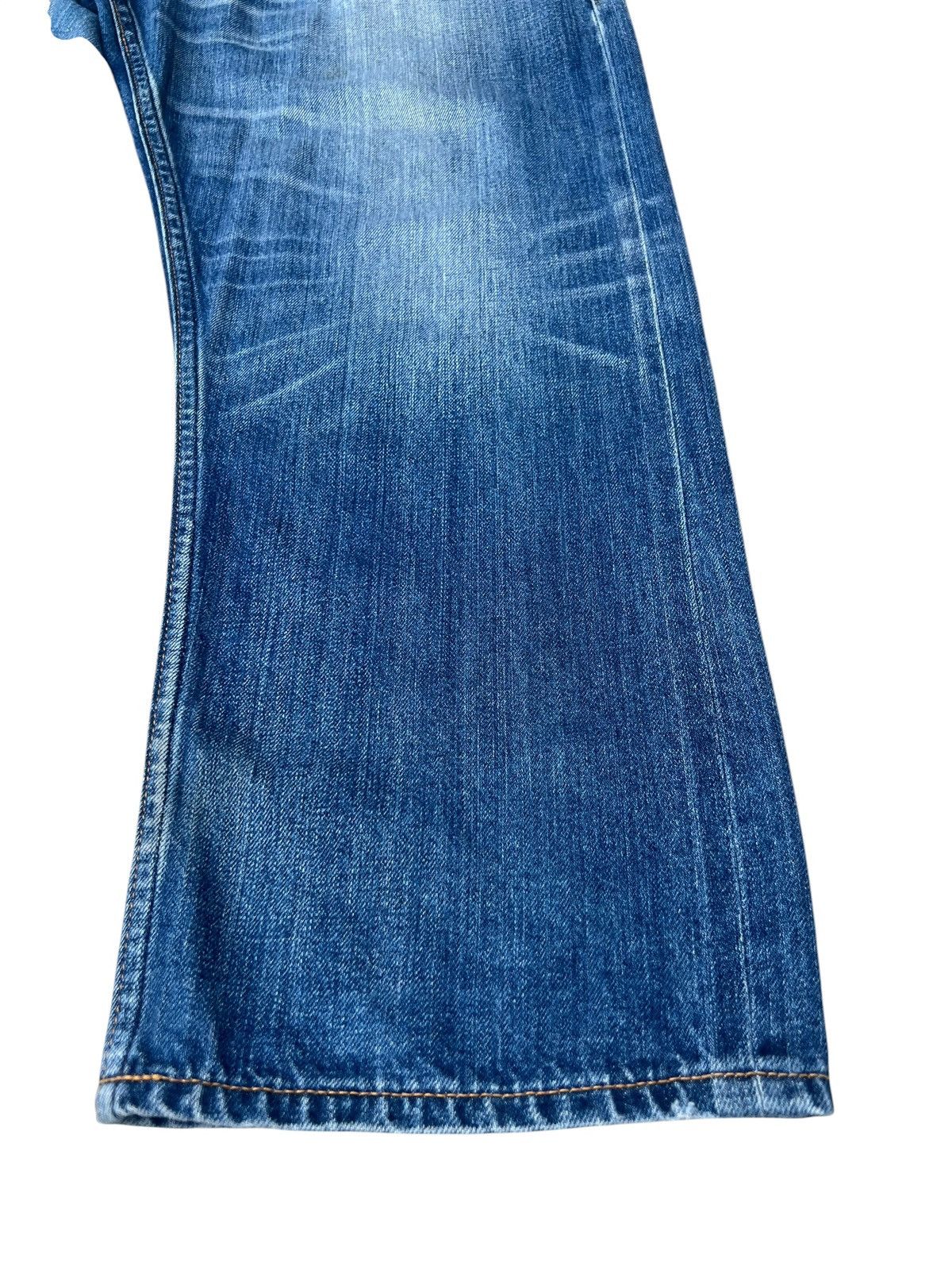 Fragment Design × Levi's 2009 Levi’s X Fragment Distress Selvedge Denim Cropped Jeans Size US 32 / EU 48 - 10 Thumbnail