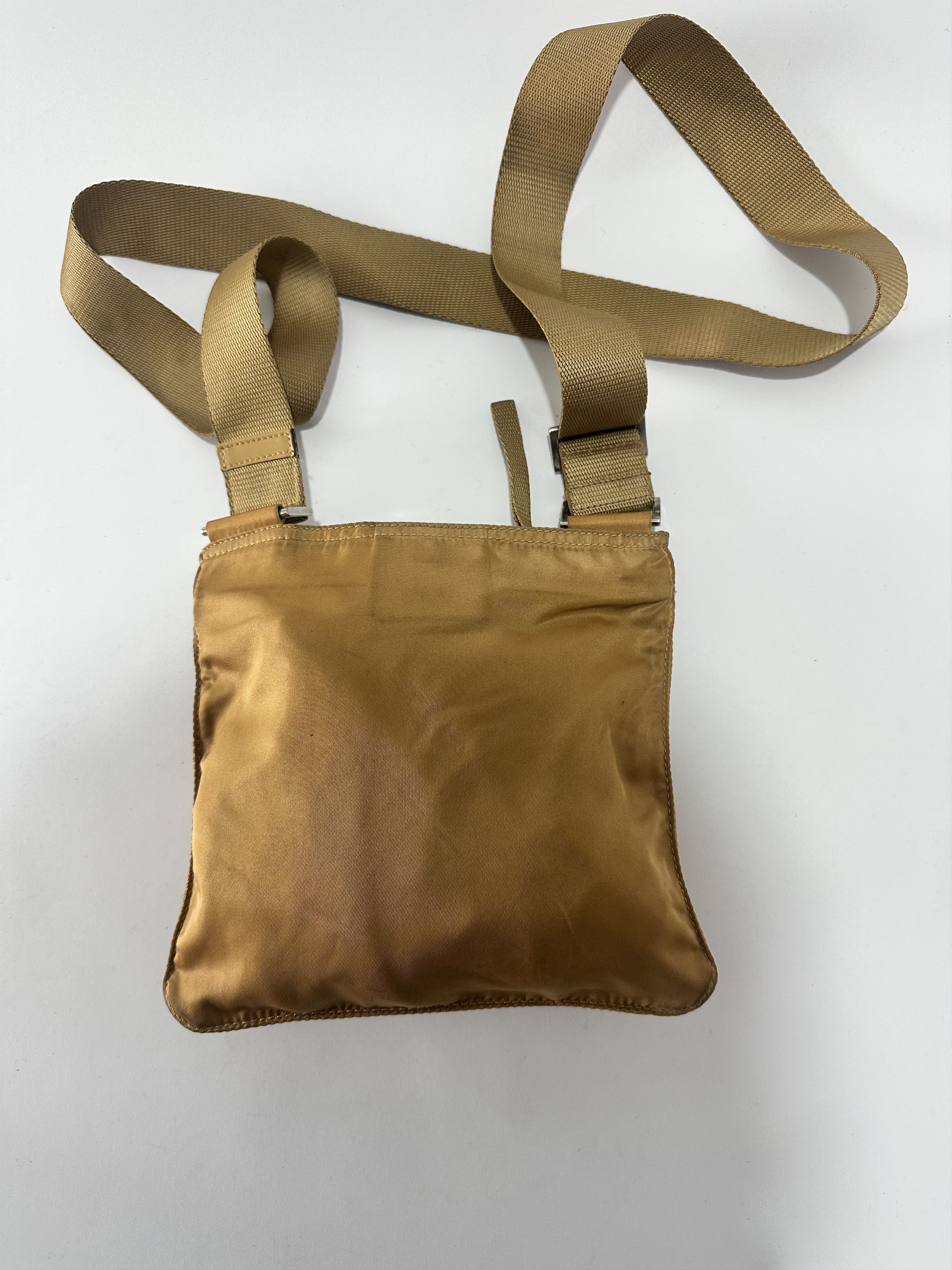 Prada Prada Brown Nylon Messenger Bag Size ONE SIZE - 4 Thumbnail