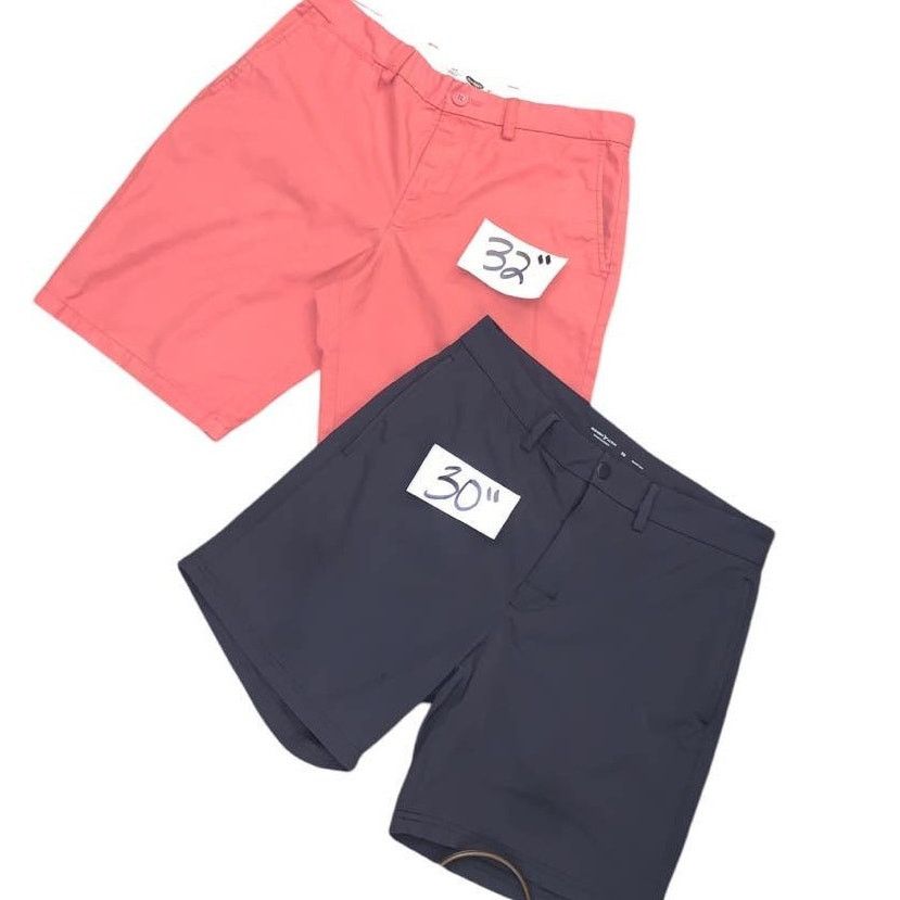 Old Navy 2 Pair Old Navy Chino Shorts Bermuda Pink/Charcoal 30/32 Men Size US 32 / EU 48 - 2 Thumbnail