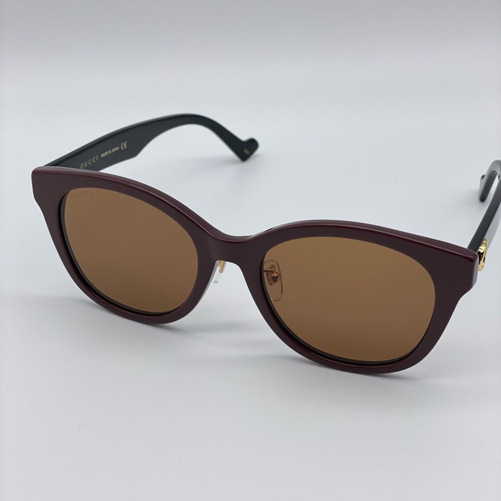 Gucci BRAND NEW GUCCI GG1002SK 003 Brown/Black Women Sunglasses Size ONE SIZE - 6 Thumbnail