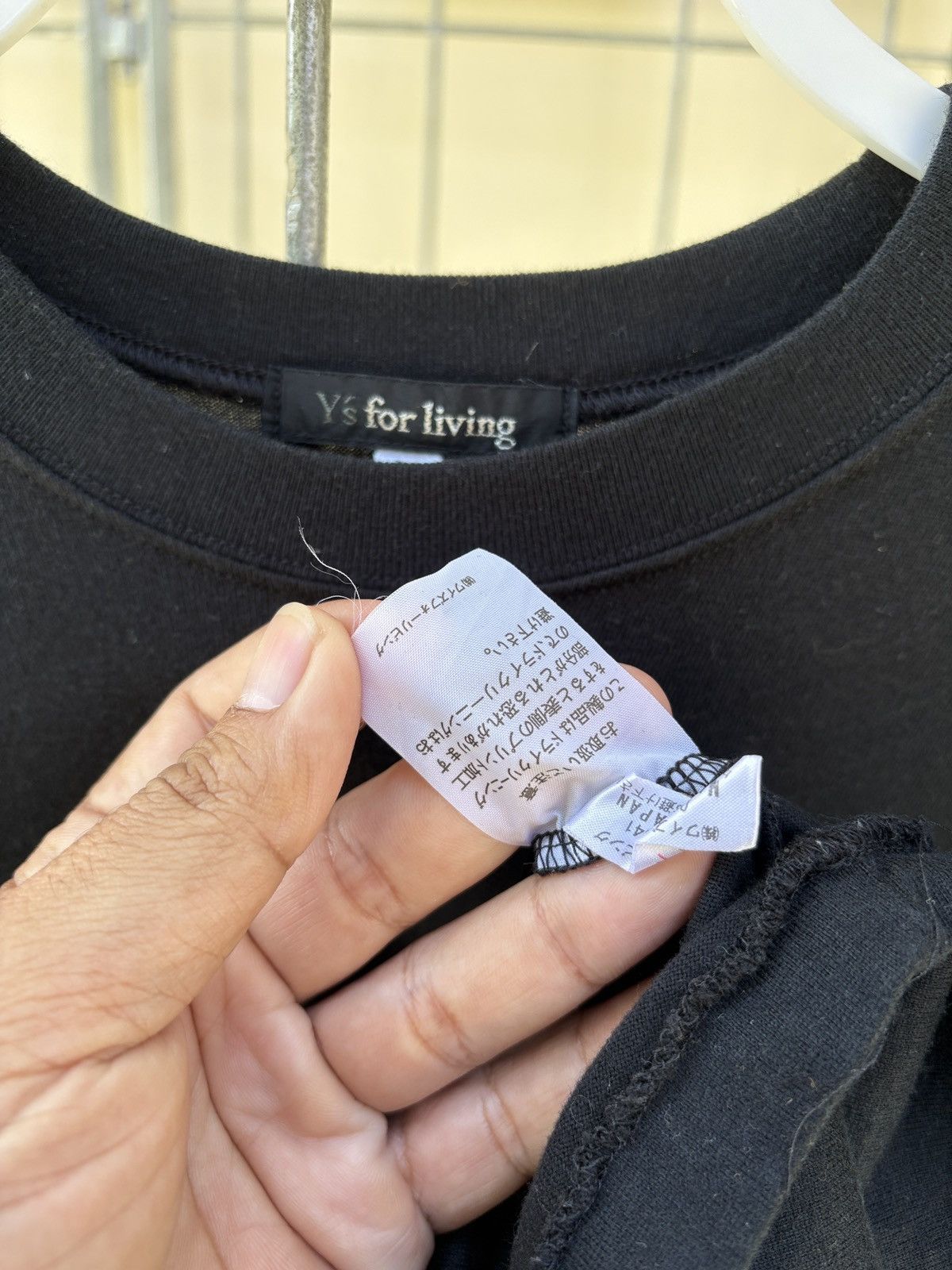 Y's Y's for living Yohji Yamamoto black T-shirt Size US M / EU 48-50 / 2 - 9 Thumbnail