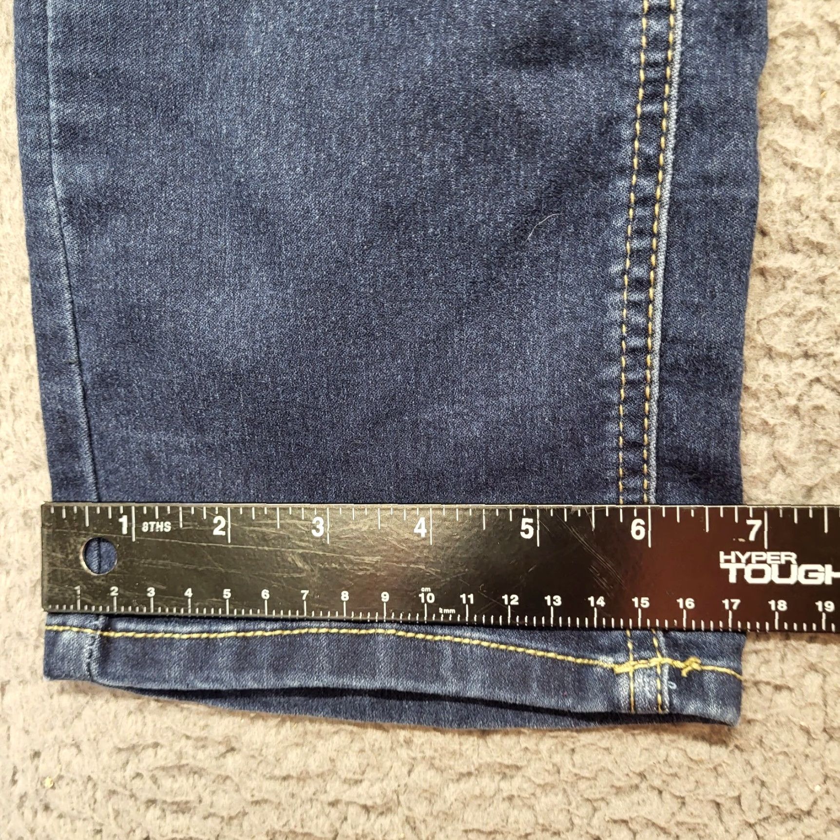 Vintage Cato EST 1946 Capri Womens 8P Jeans Petites Mid Rise Slim Stretch Blue 31x22 Womens Size 30" / US 8 / IT 44 - 7 Thumbnail