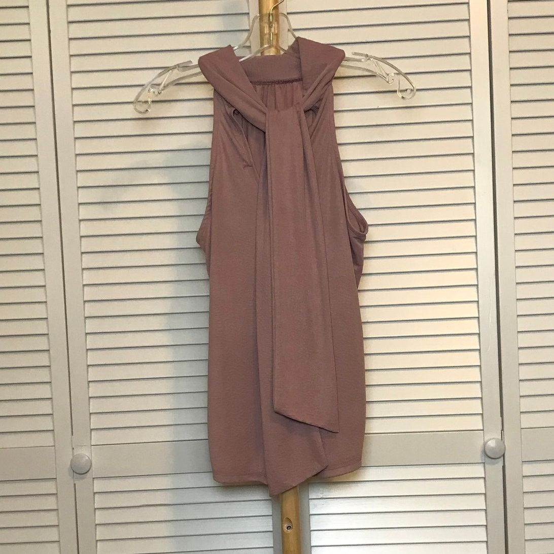 Other Cherish High Neck Sash Sleeveless Stretch Blouse M Size M / US 6-8 / IT 42-44 - 4 Thumbnail
