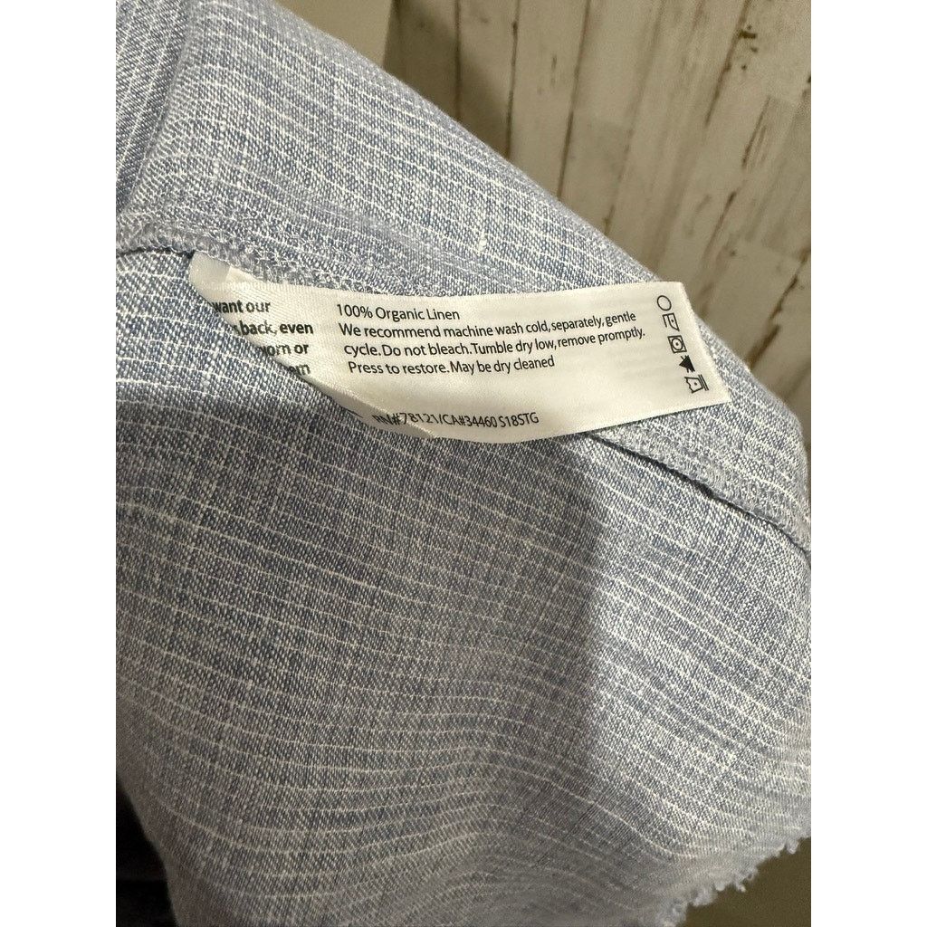 Eileen Fisher Eileen Fisher Tunic Blouse Womens Medium Blue White Size M / US 6-8 / IT 42-44 - 4 Thumbnail
