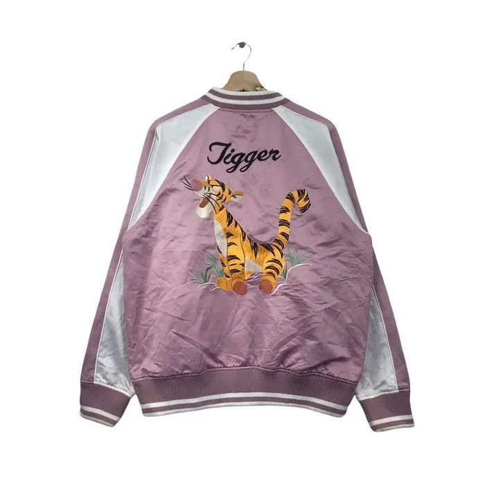 Disney Vintage SUKAJAN TIGGER WINNIE The POOH Japan Souvenir Jacket Size L / US 10 / IT 46 - 1 Thumbnail