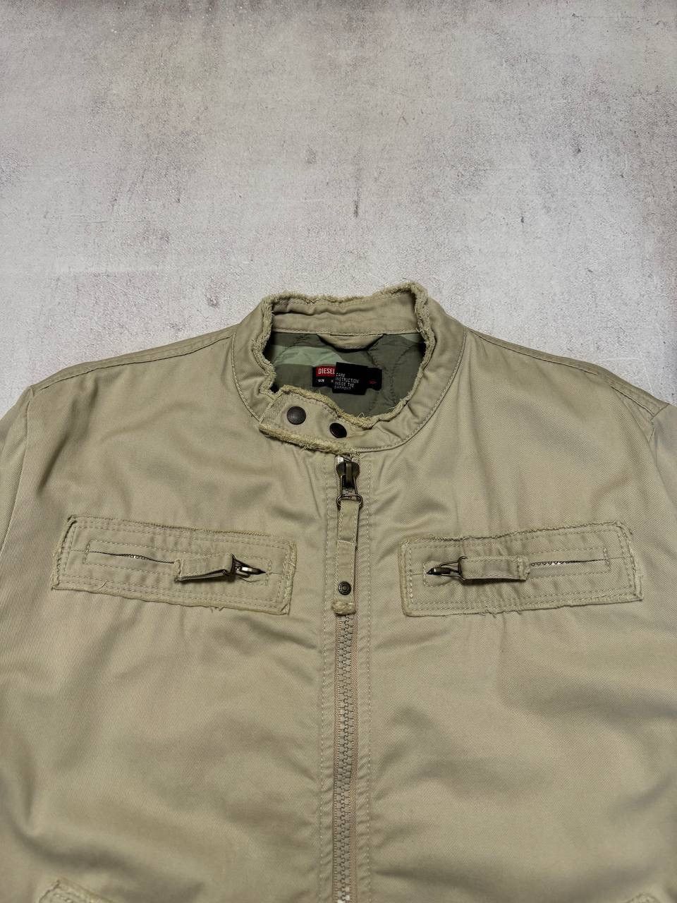 Diesel Vintage Diesel Denim Jacket Active Bomber Baggy Y2K 90s Size US L / EU 52-54 / 3 - 5 Thumbnail