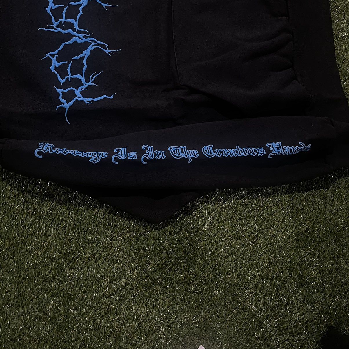 Revenge Revenge X Lightning Hoodie Black/Blue Size Medium Size US M / EU 48-50 / 2 - 3 Thumbnail