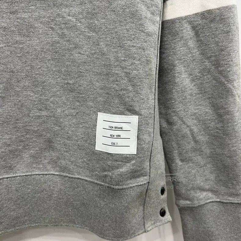 Thom Browne Thom Browne Grey four-barrel hoodie Size US M / EU 48-50 / 2 - 6 Thumbnail