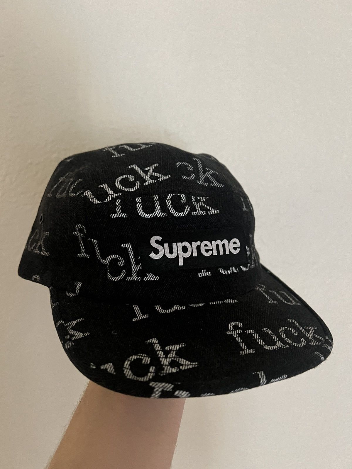 帽子 Supreme 13SS Fuck Denim Camp Cap Supreme Fuck Denim
