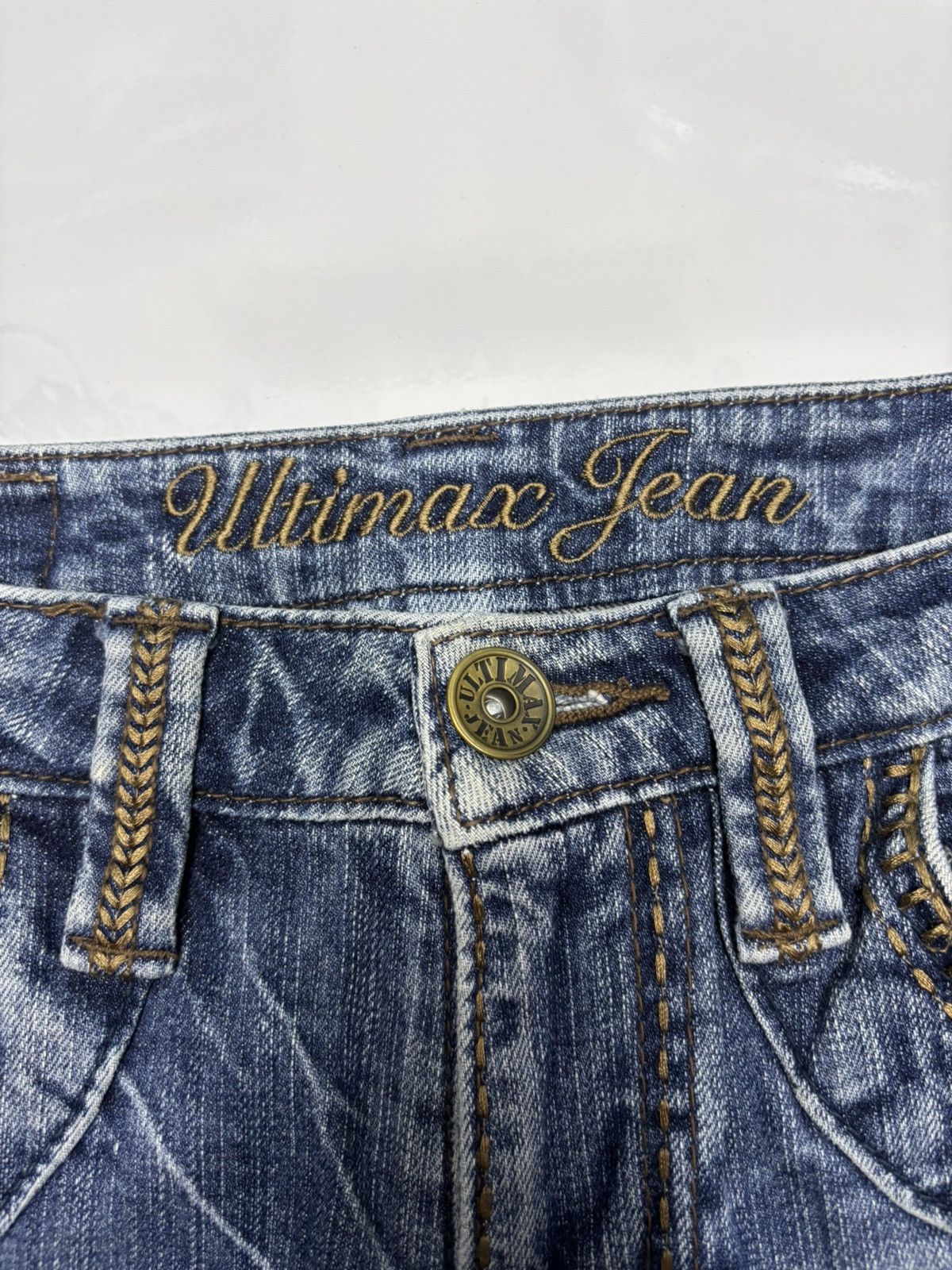 14th Addiction × If Six Was Nine FLARE💥90s Style Bootcut Denim Ultimax Jeans Flared Size US 29 - 9 Thumbnail