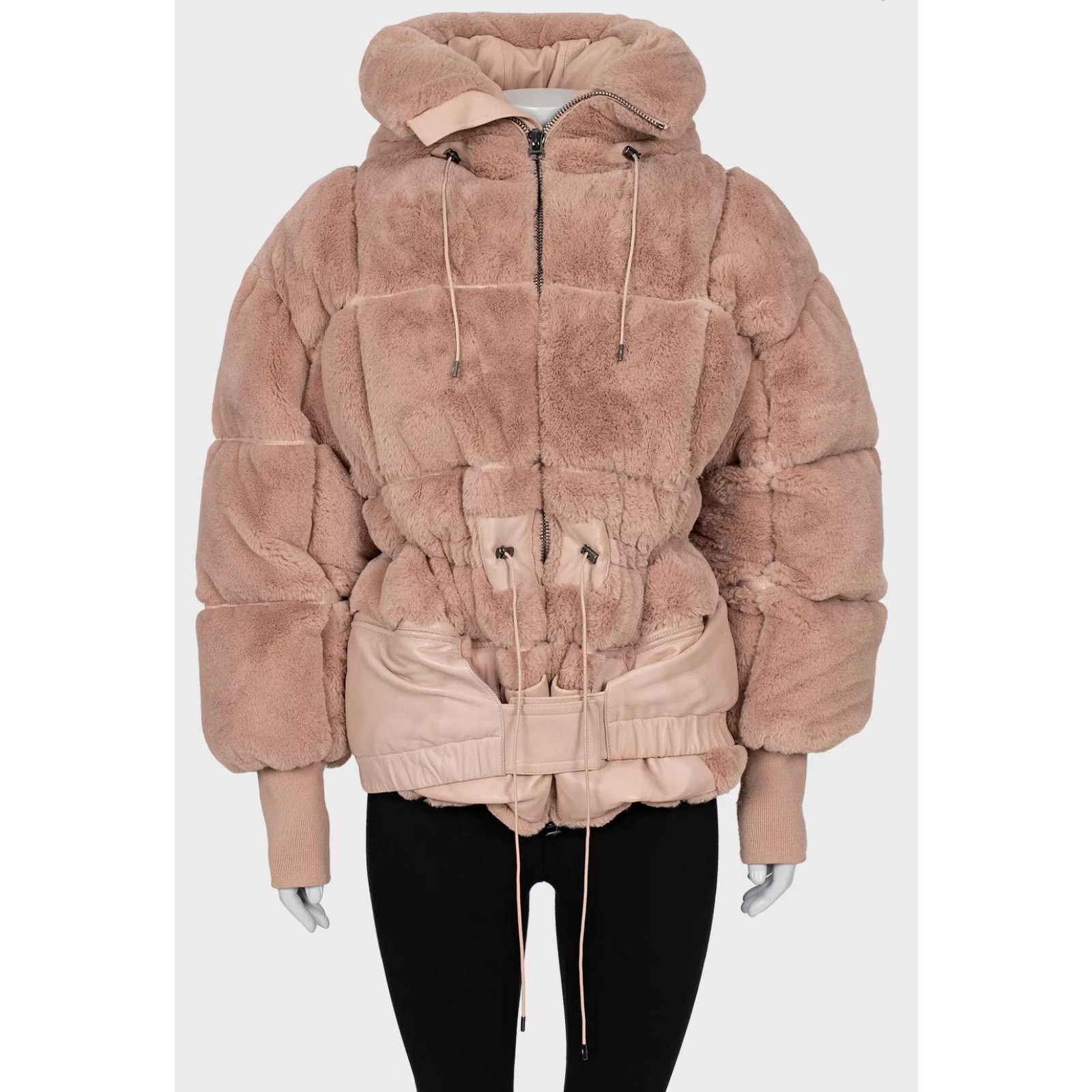 Tom Ford Tom Ford Pink Faux Fur Oversized Puffer Coat Sz. M Size M / US 6-8 / IT 42-44 - 1 Thumbnail