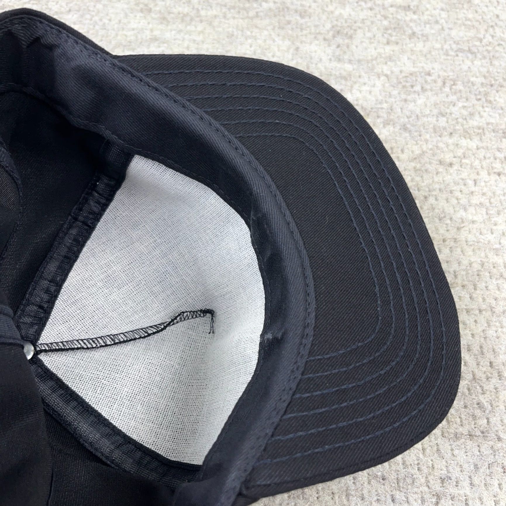 Vintage VINTAGE USA Black United States Marines Hat Cap Snapback USMC Semper Fi Veteran 90s Black Mens Snapback Hat Size ONE SIZE - 5 Thumbnail