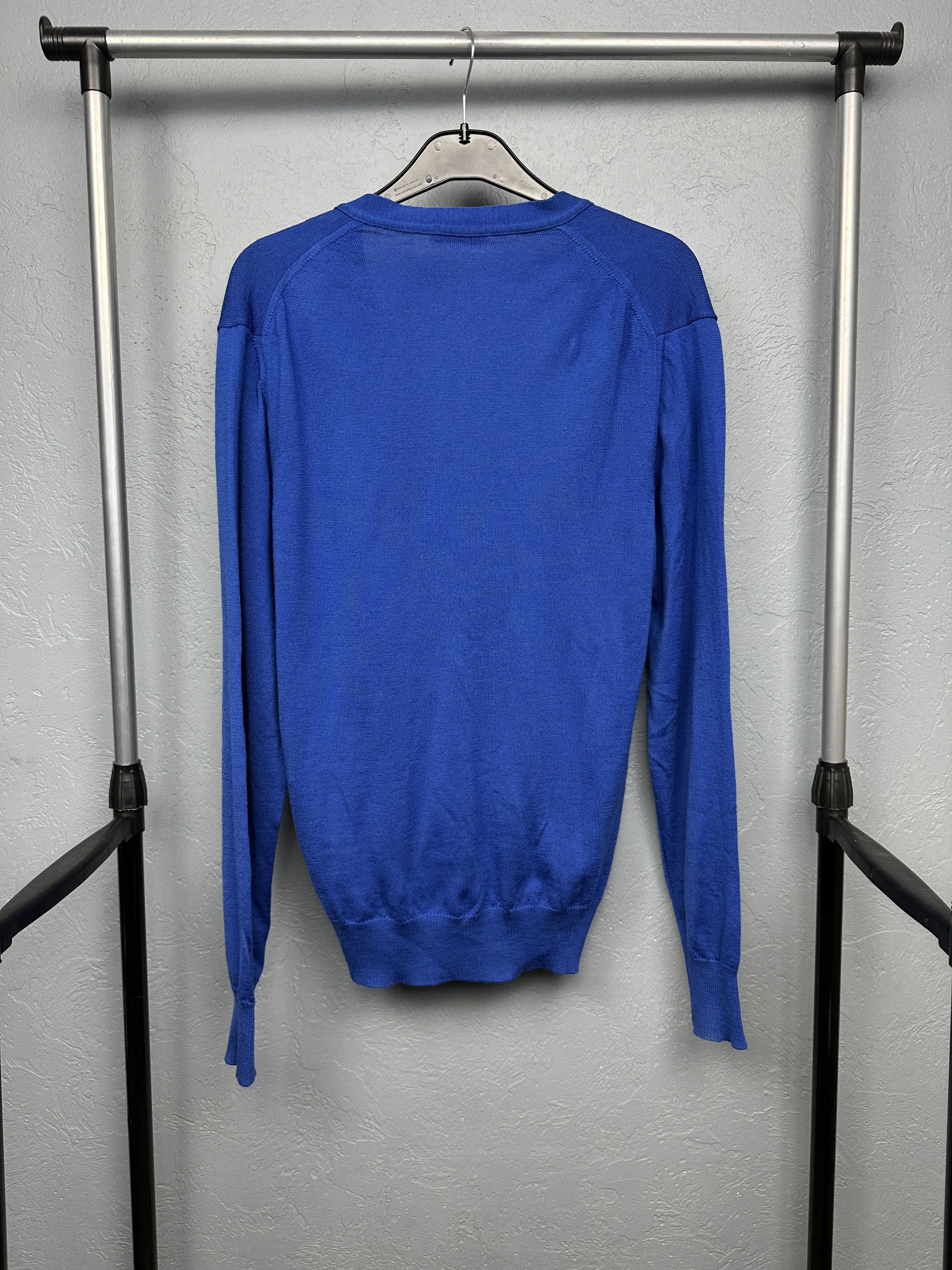 J.Lindeberg J. Lindeberg Mens Merino Wool Cardigan Jumper Sweater Size US L / EU 52-54 / 3 - 6 Thumbnail