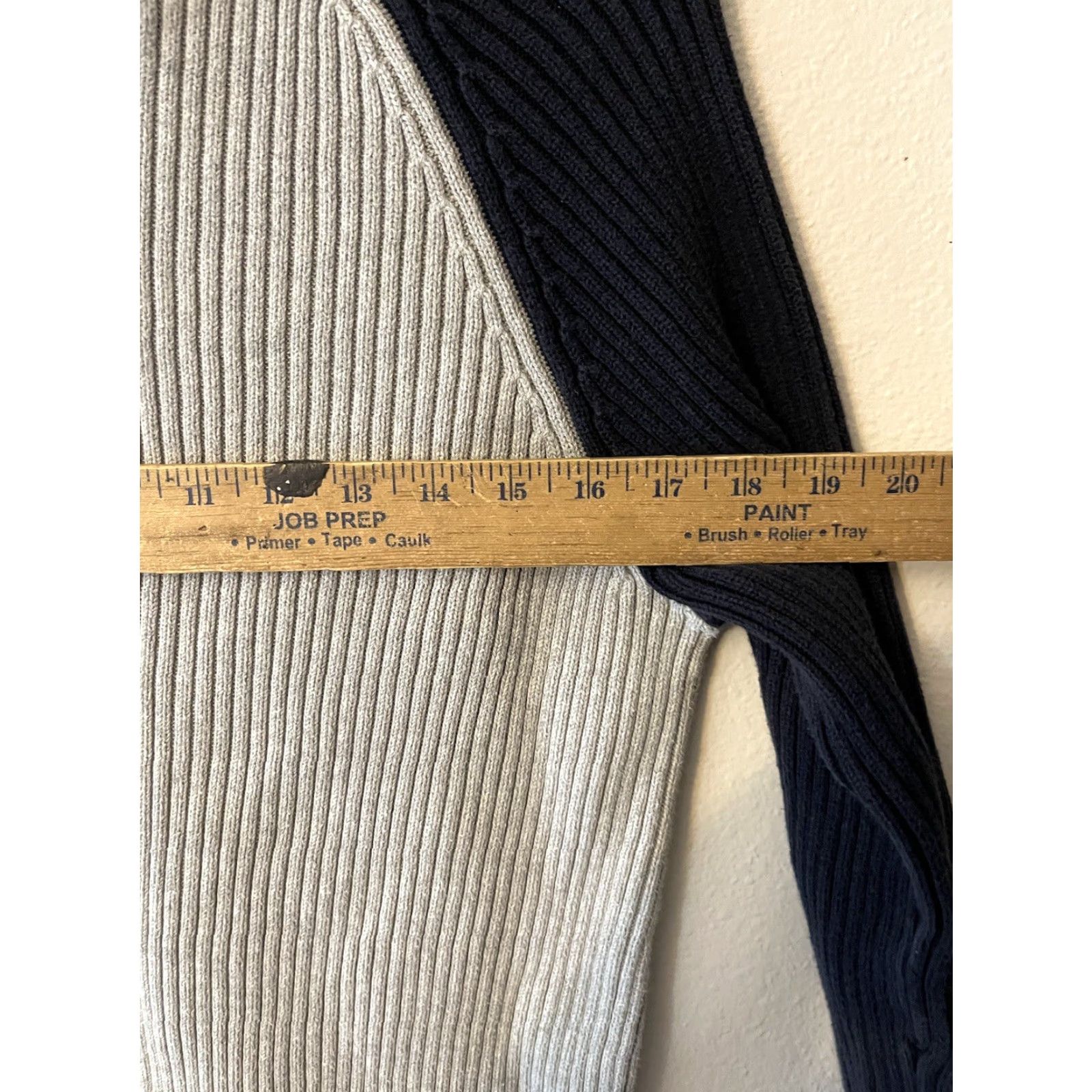 Nautica Nautica Jeans Co Sweater Shirt Pullover 1/4 Zip Mens M Gray Multicolor Logo Knit Pullover Golf Fashion Size US M / EU 48-50 / 2 - 5 Thumbnail