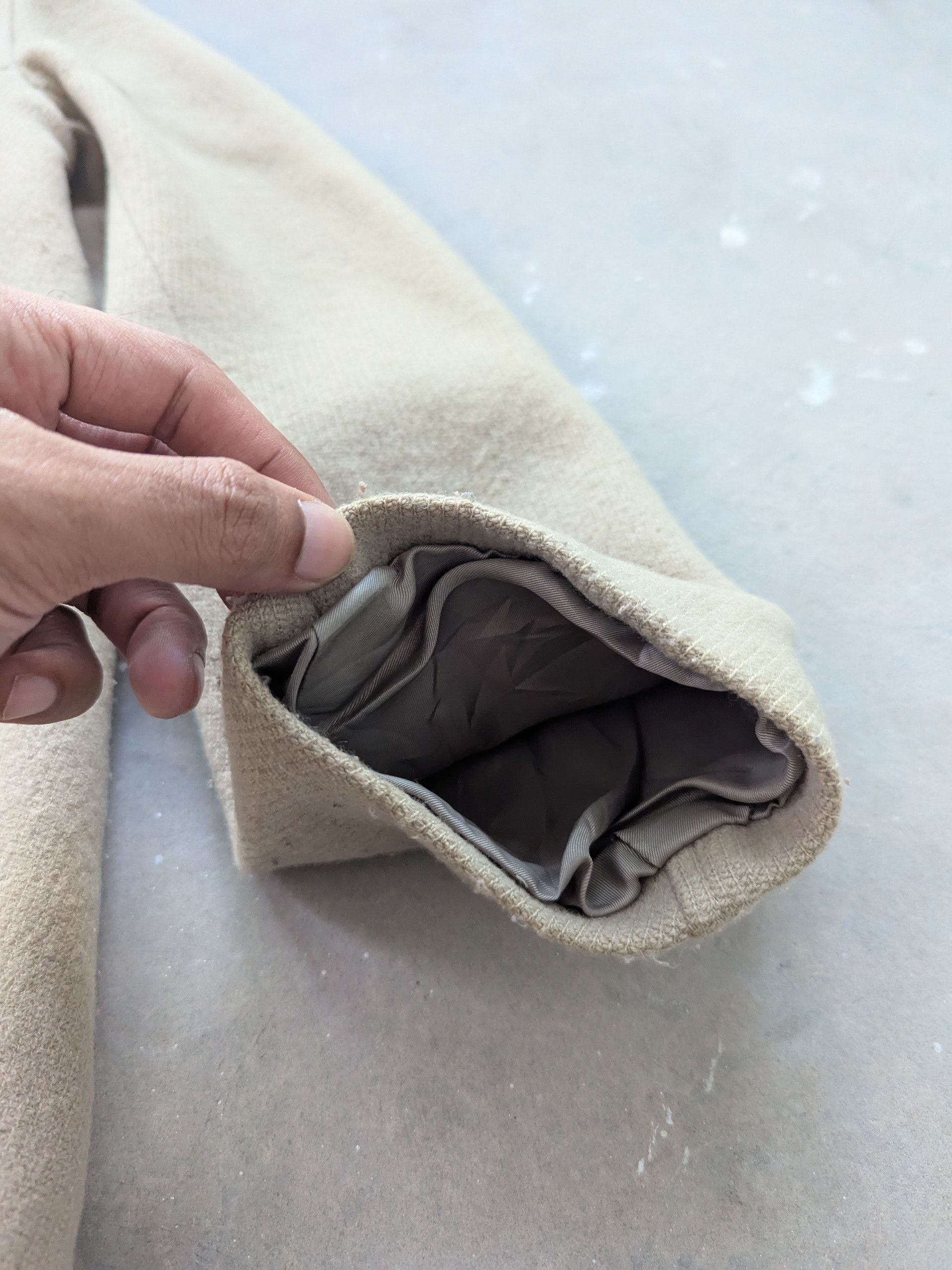 Issey Miyake × Sunao Kuwahara Vintage Sunao Kuwahara by Issey Miyake Wool Hoodie Jacket Size M / US 6-8 / IT 42-44 - 4 Thumbnail