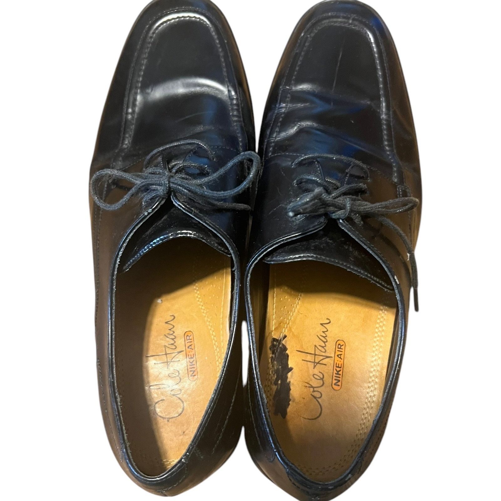 Cole Haan Cole Haan Men’s Nike Air Wallace Oxfords Shoes Black 11.5 Size US 11.5 / EU 44-45 - 1 Thumbnail