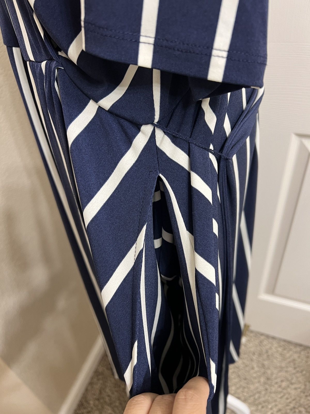 Torrid Torrid navy and white striped dress size 2X Size XXL / US 16-18 / IT 52-54 - 6 Thumbnail