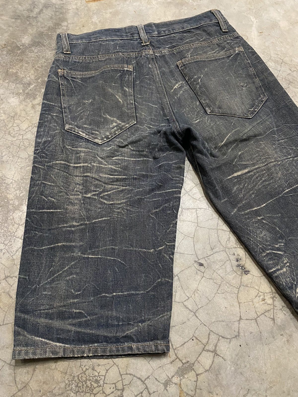 Hysteric Glamour × If Six Was Nine × Japanese Brand Japanese Barcedos Exchange Distressed Jeans Short Size US 31 - 8 Thumbnail
