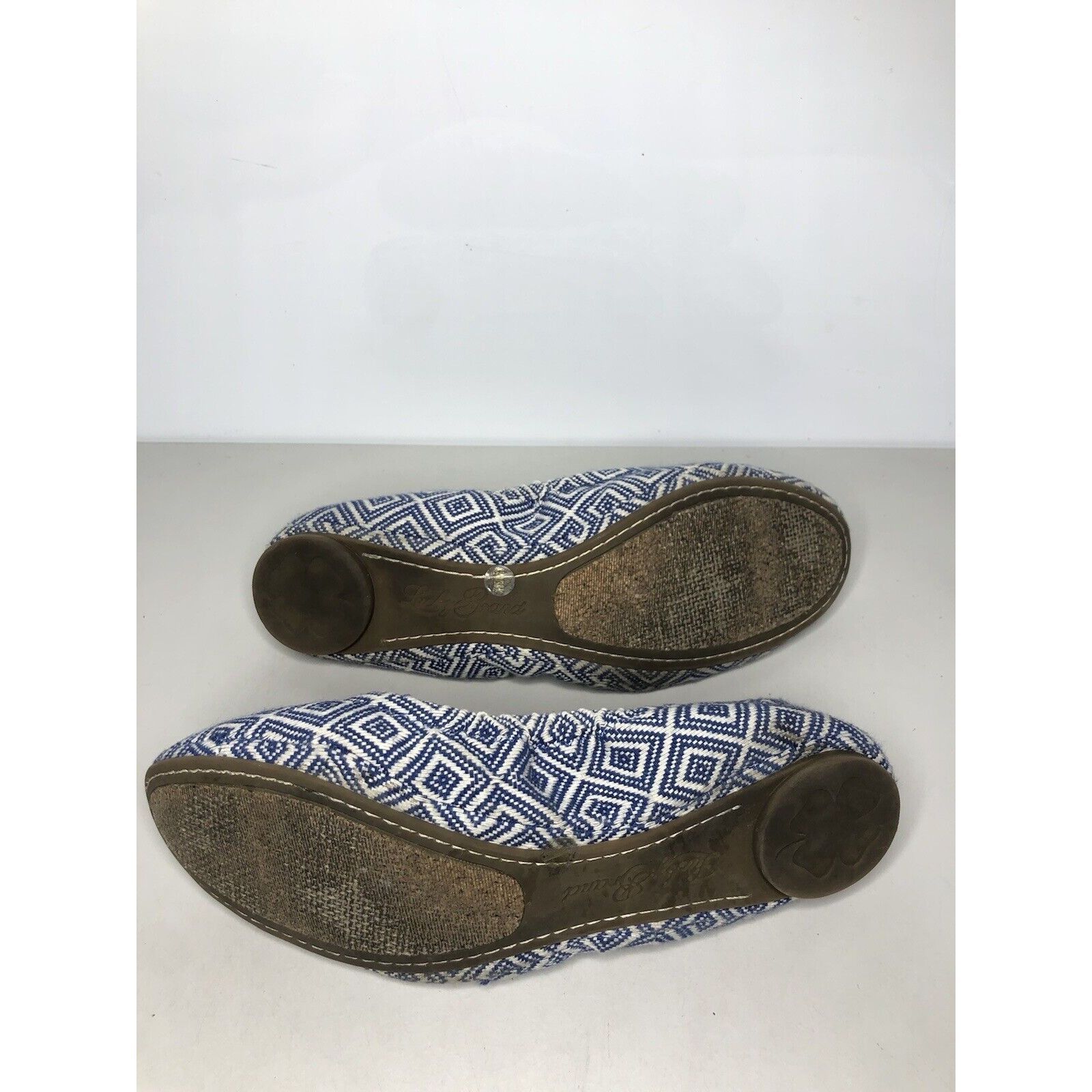 Lucky Brand Lucky Brand Erin Blue Aztec Southwest Print Ballet Flats Sho Size US 8.5 / IT 38.5 - 10 Thumbnail