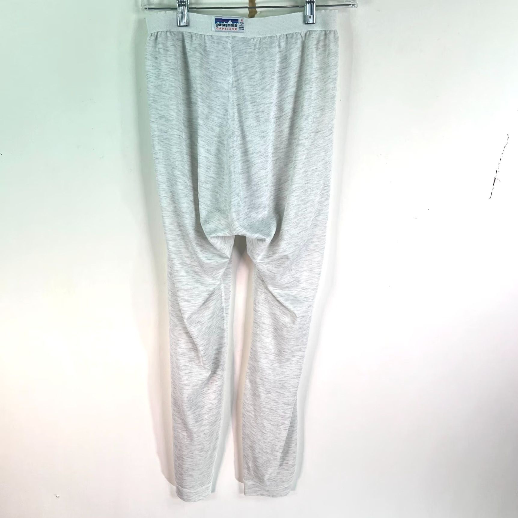Patagonia VINTAGE Patagonia Men's Lounge Pants M Gray 100% Polyester USA Dad Astro Boy Knit Solid Lounge Bottoms Mens Size US 31 - 4 Thumbnail