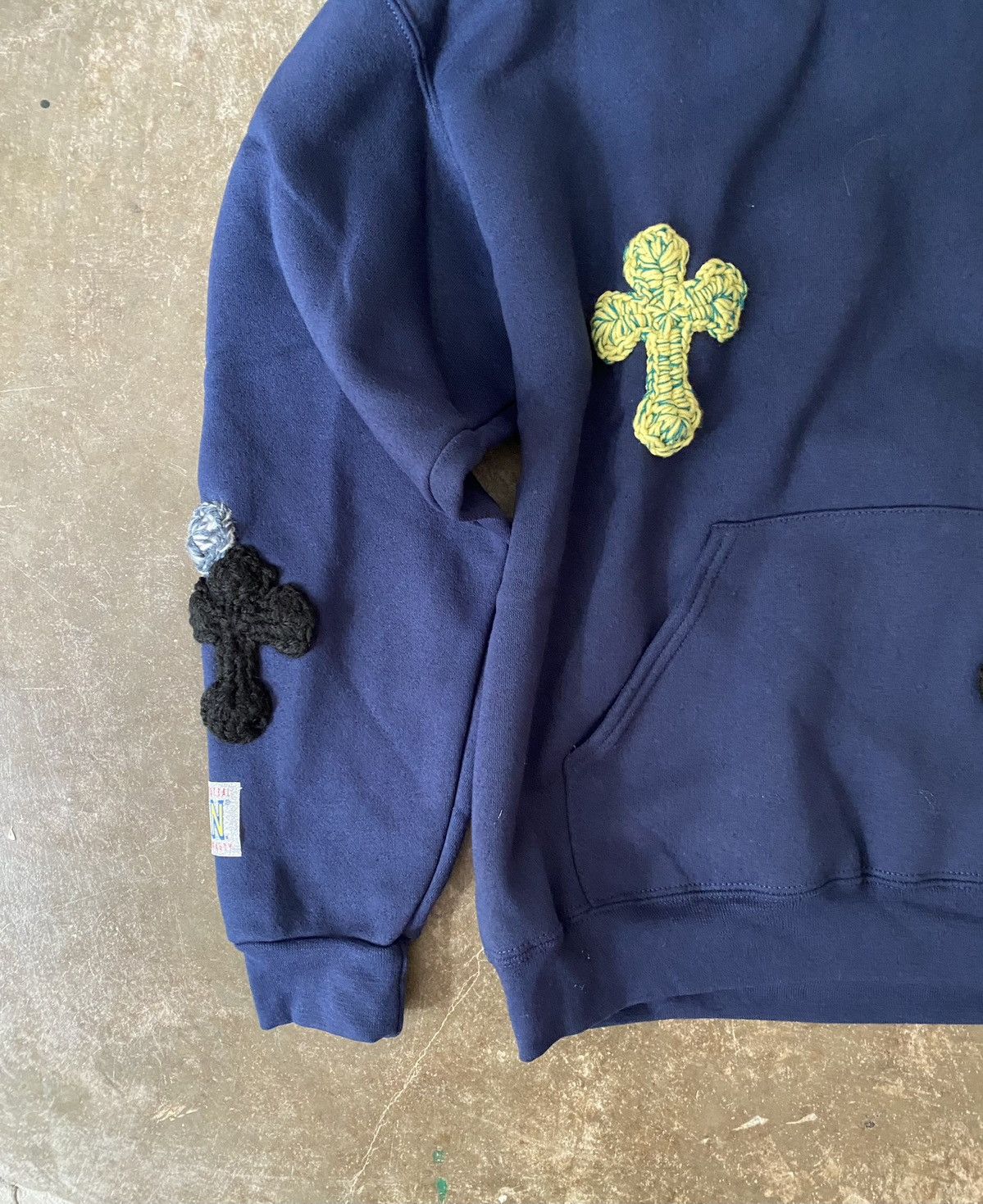 Japanese Brand Yarn x Syuman Hoodie Chrome Hearts Stone Island Kapital Size US L / EU 52-54 / 3 - 3 Thumbnail