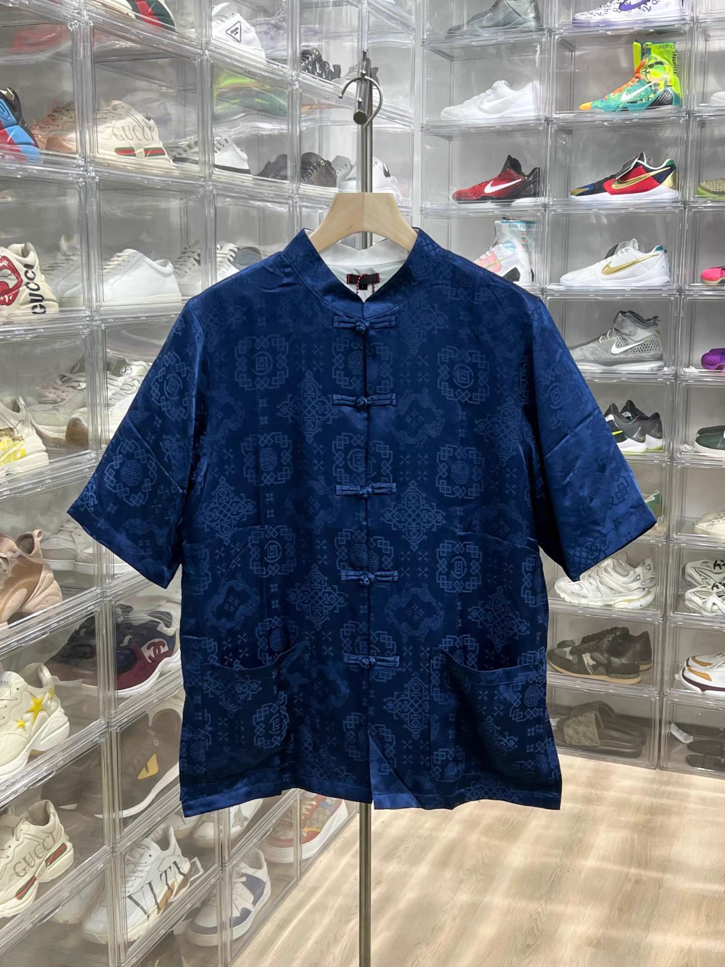 CLOT CLOT Printed Stand Collar Shirt K15 Size US L / EU 52-54 / 3 - 1 Thumbnail