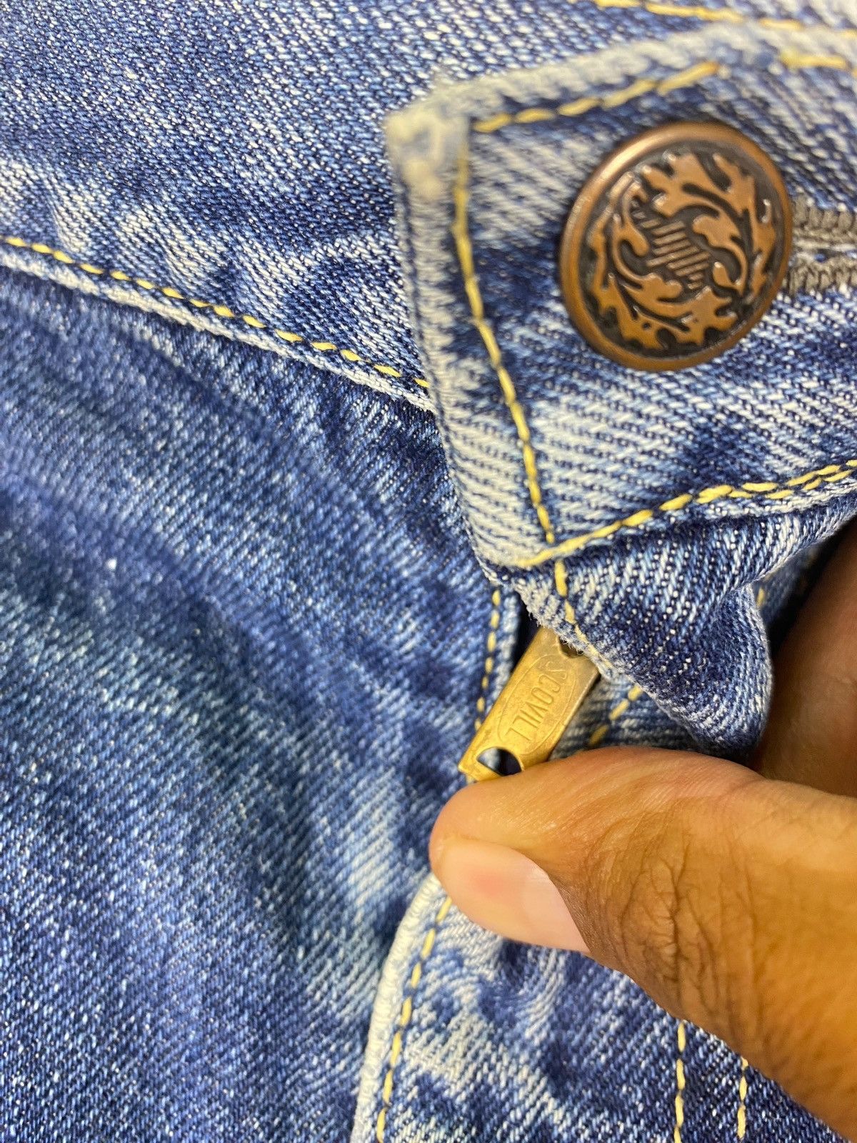 Vintage Vintage 80s Denim Single Selvedge Size US 36 / EU 52 - 12 Thumbnail