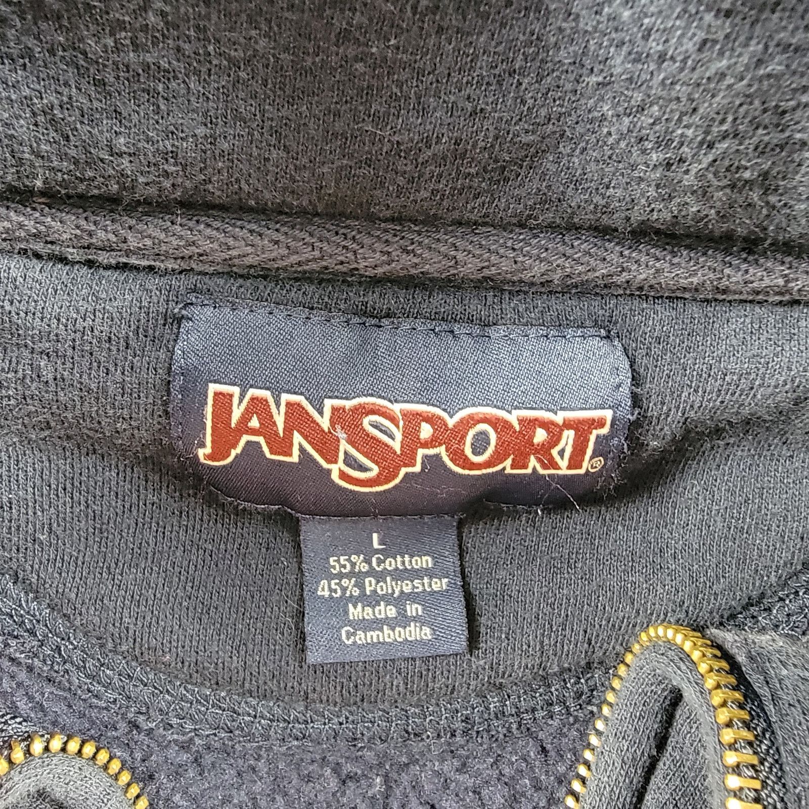 Jansport 90s Vintage Roger Williams University ZipUp Blue Sz L (463) Size US L / EU 52-54 / 3 - 4 Thumbnail