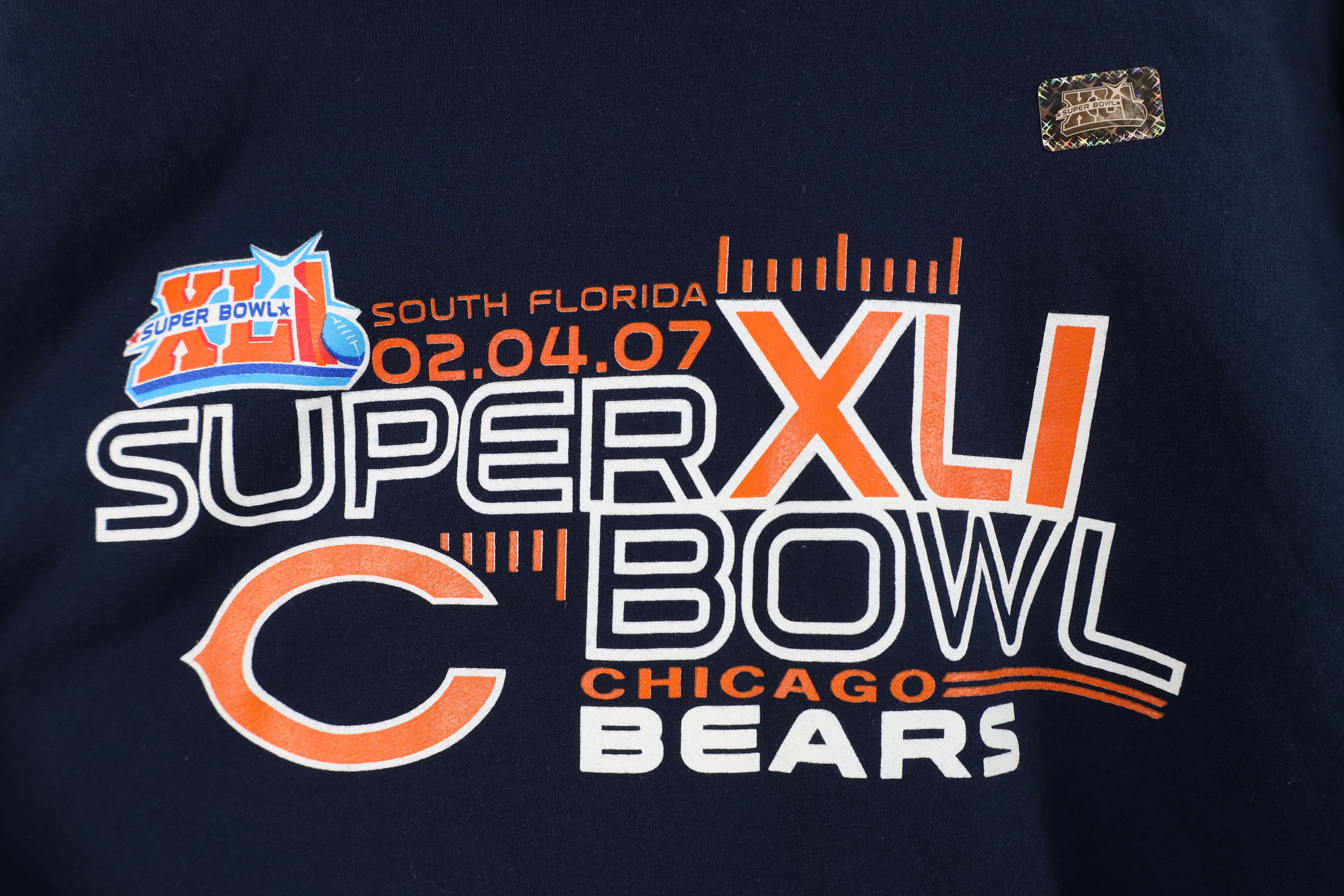 Vintage Deadstock Vintage Y2K XLI Chicago Bears Football Hoodie Blue Size US XL / EU 56 / 4 - 5 Thumbnail