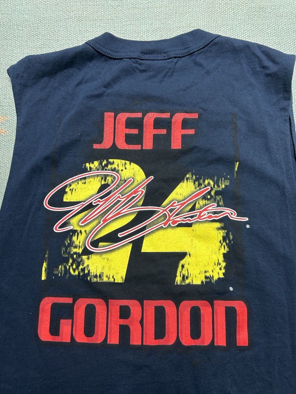 Vintage Vtg graphic t shirt Jeff Gordon nascar racing tank top XL Size US XL / EU 56 / 4 - 7 Thumbnail