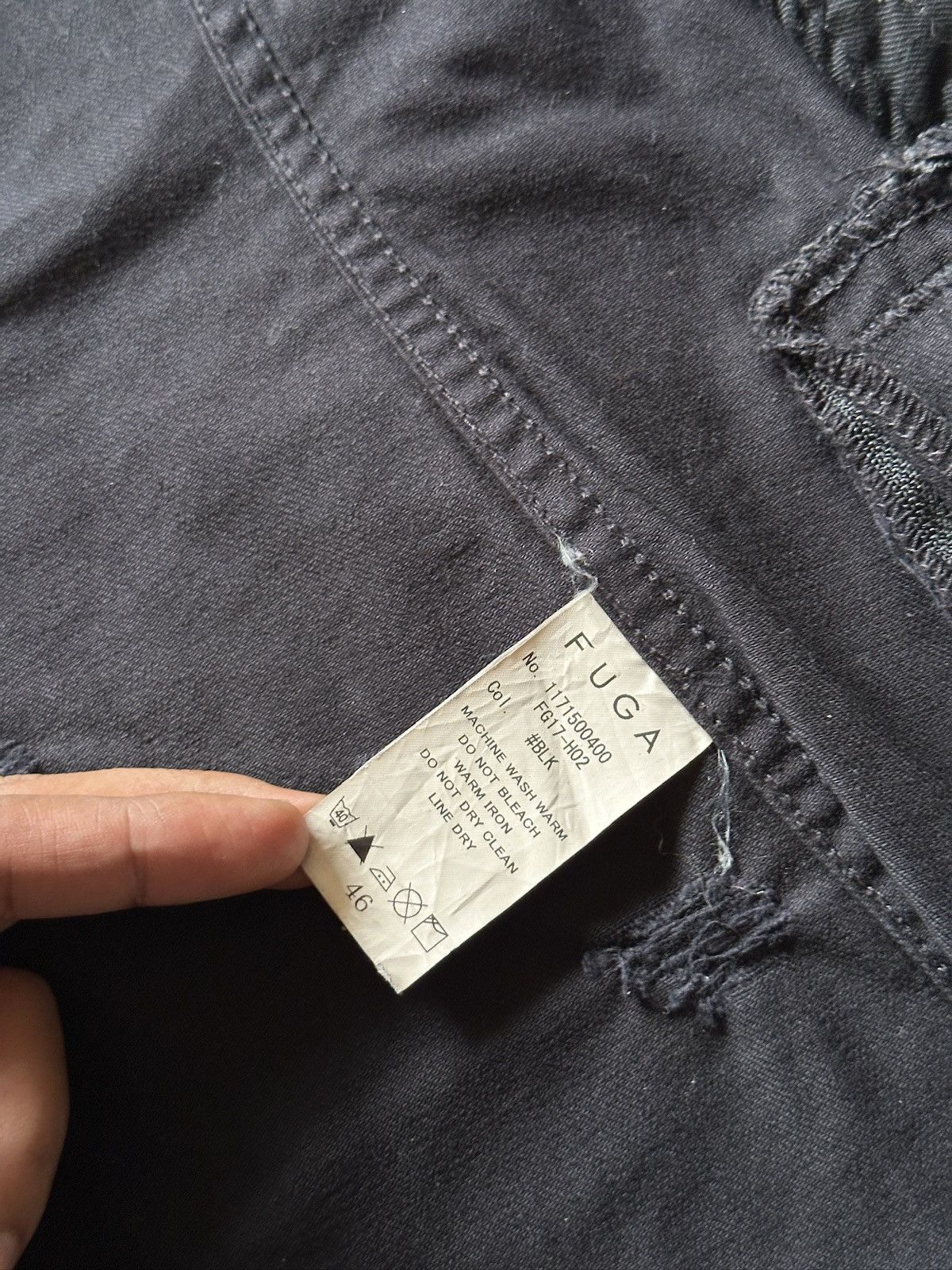 GOSTAR DE FUGA 2000s FUGA Black Distressed Waxed Jacket Size US S / EU 44-46 / 1 - 10 Thumbnail