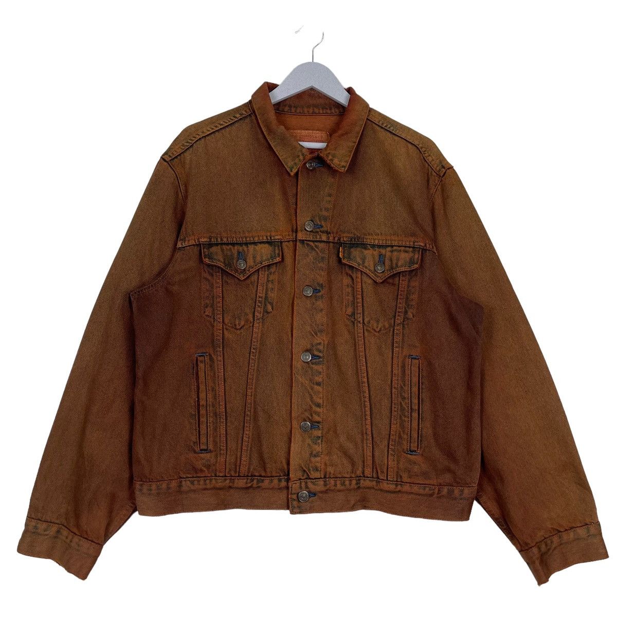 Levi's Men's Light store Brown Denim Jacket Size XL NEW with Tags