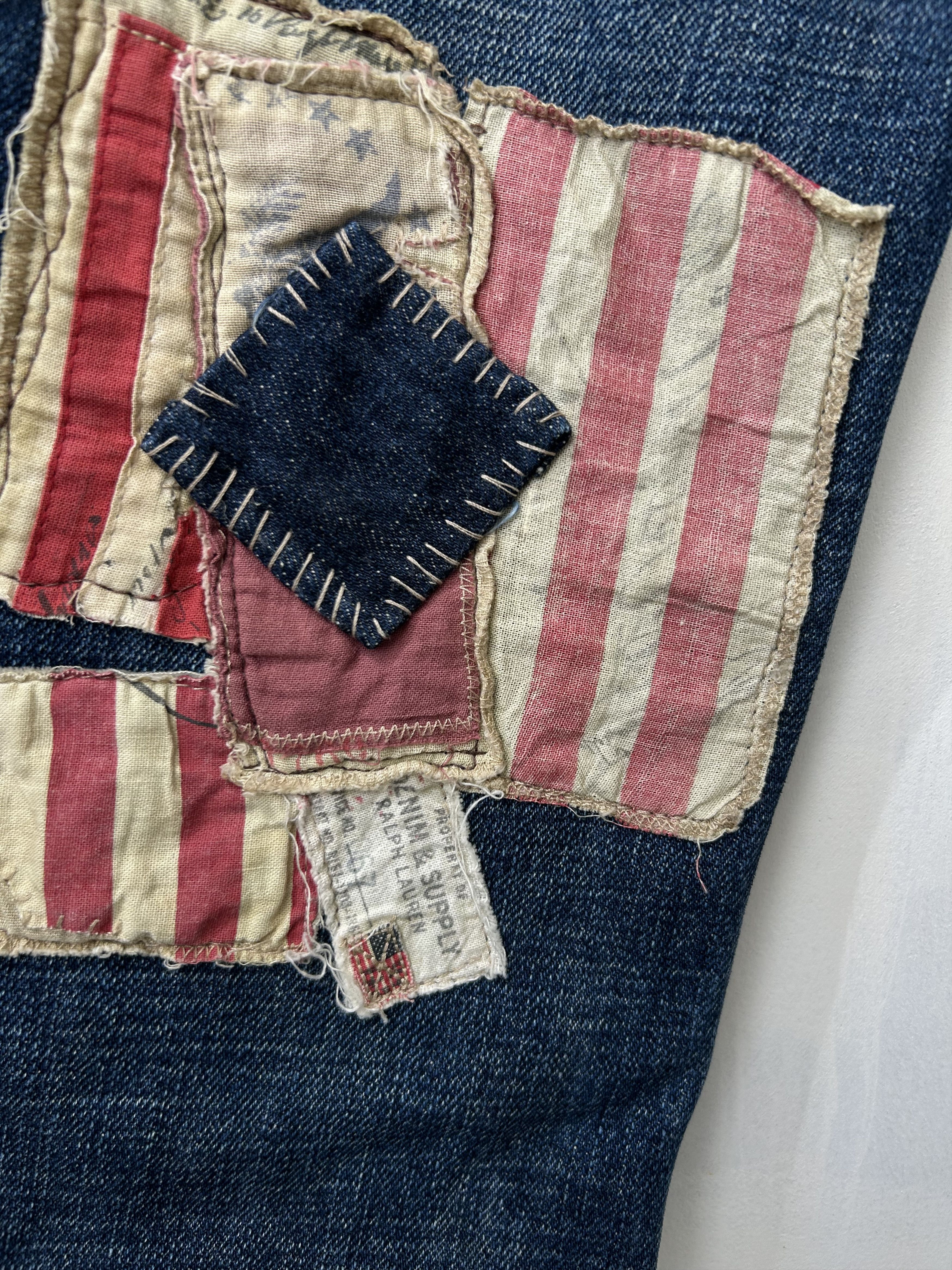 Denim & Supply Ralph Lauren Denim & Supply Ralph Lauren Patchwork Jeans Extremely Rare Size US 29 - 8 Thumbnail