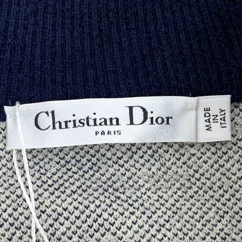 Dior Dior Colour block logo letter embroidery wool stand-up col Size XXS / US 00 / IT 34 - 6 Thumbnail