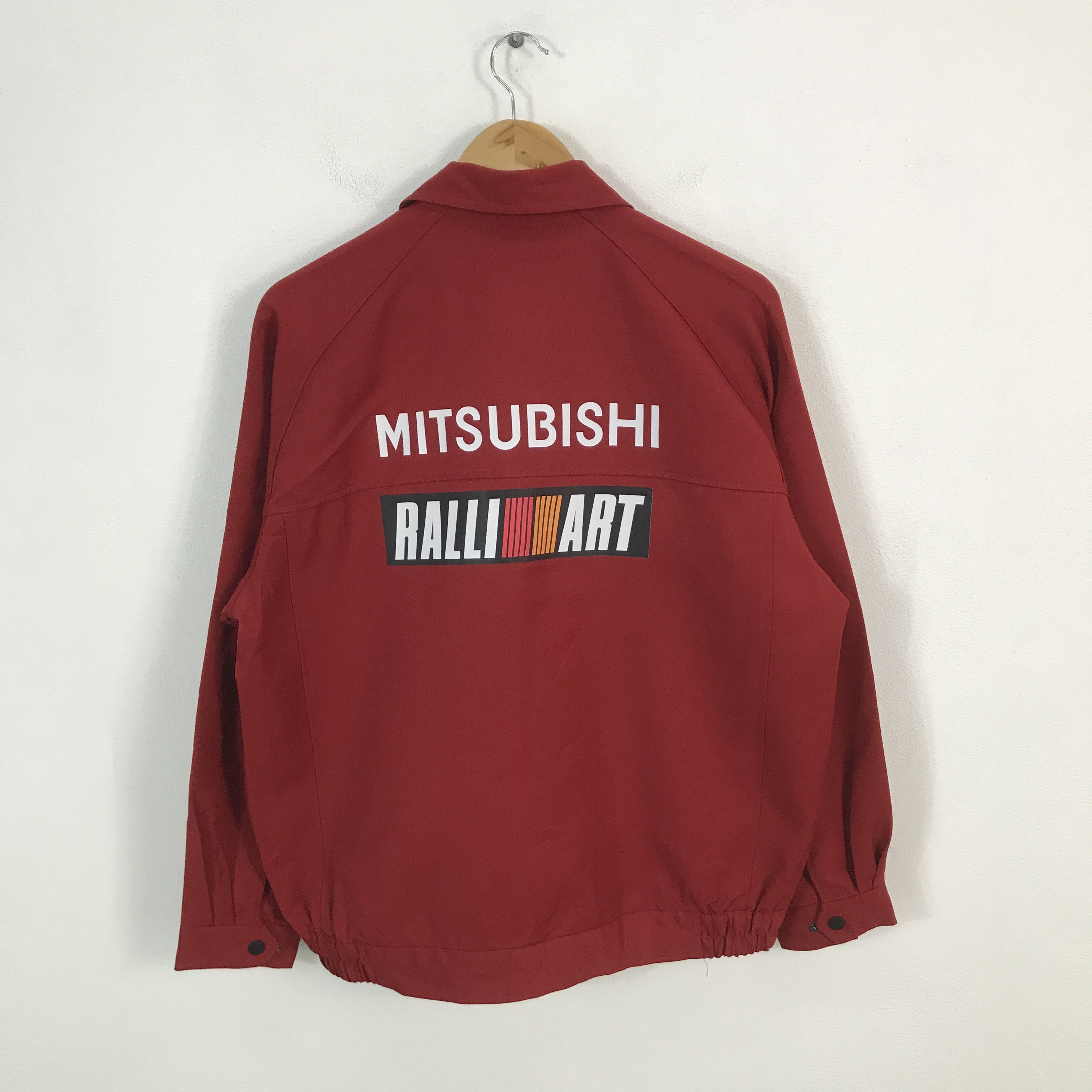 Japanese Brand Vtg mitsubishi racing motorsport work uniform custom jacket Size US L / EU 52-54 / 3 - 2 Thumbnail