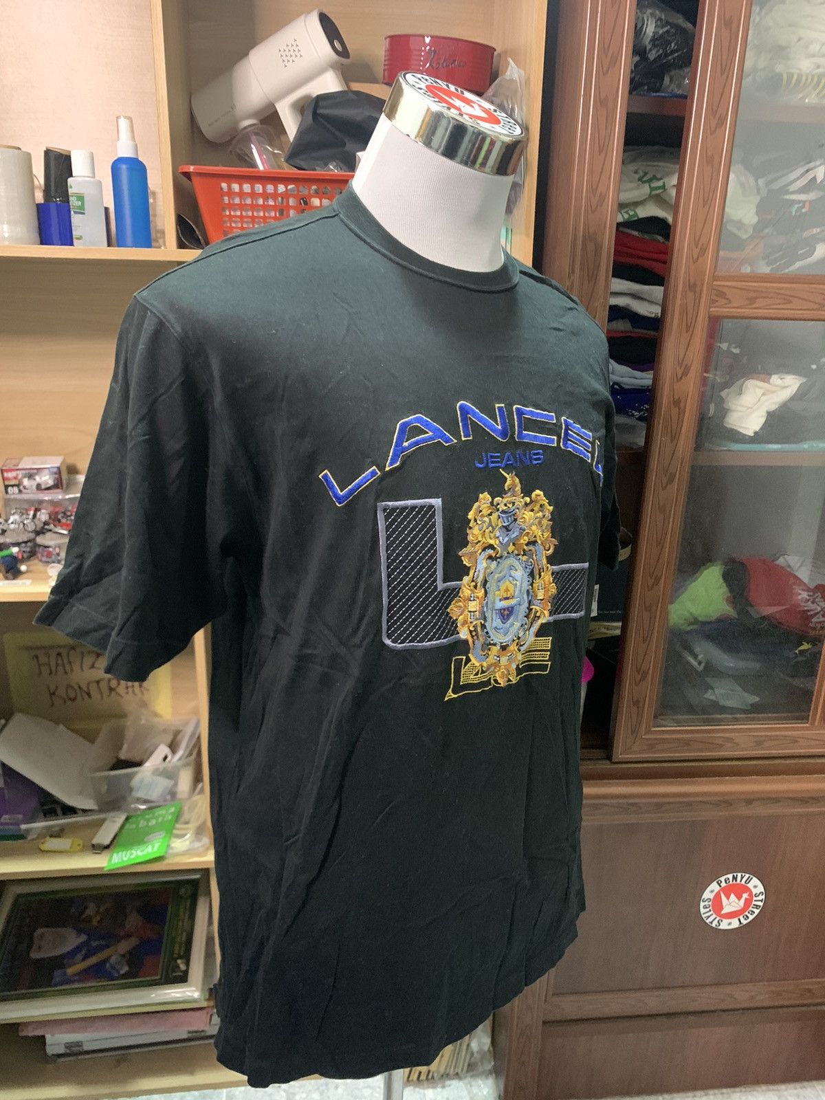 Lancel × Vintage Lancel jeans black tee Size US L / EU 52-54 / 3 - 5 Thumbnail